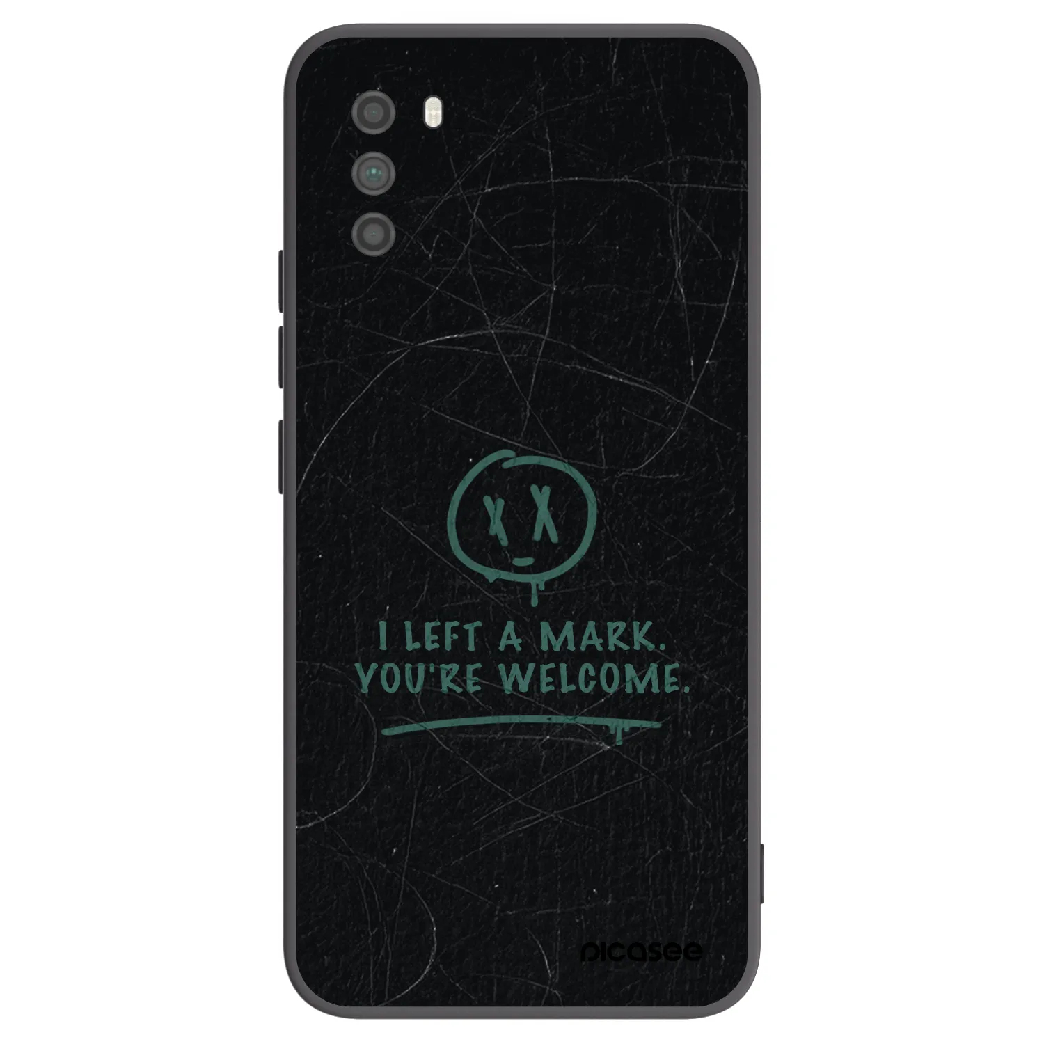 Picasee crna silikonska maskica za Xiaomi Poco M3 - LEFT A MARK