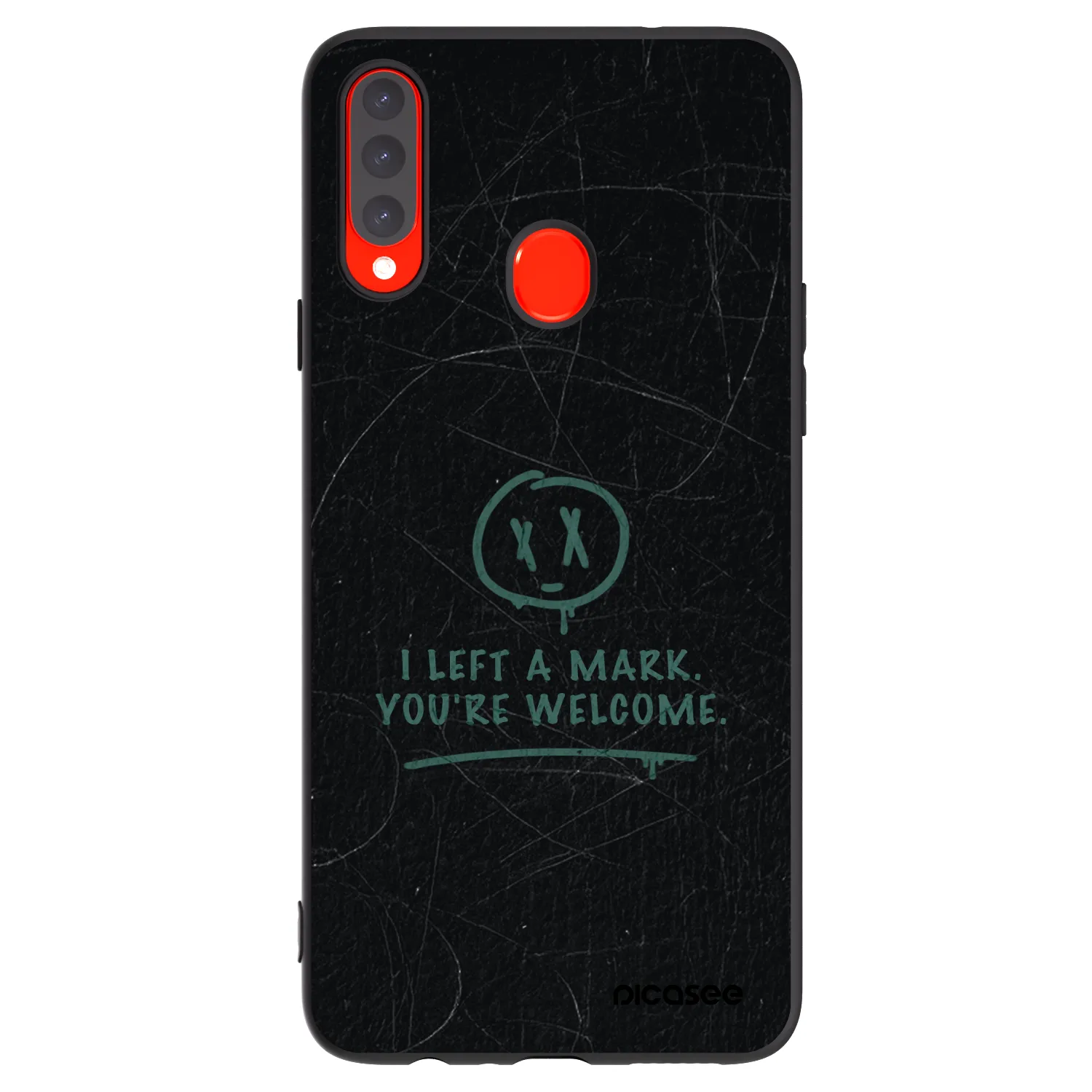 Picasee crna silikonska maskica za Samsung Galaxy A20s - LEFT A MARK