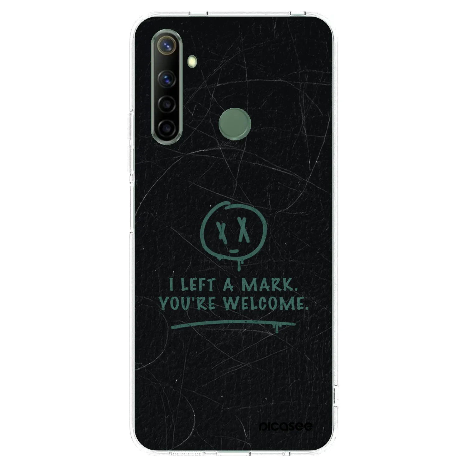 Picasee silikonska prozirna maskica za Realme 6i - LEFT A MARK