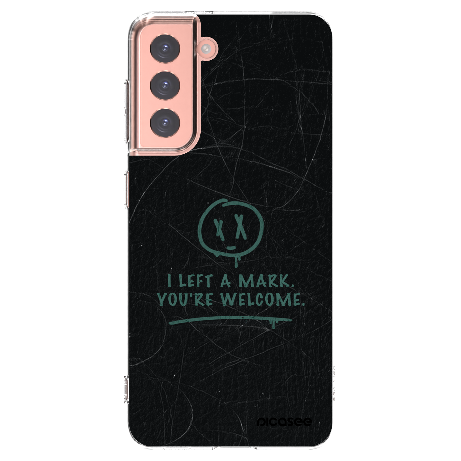 Picasee silikonska prozirna maskica za Samsung Galaxy S21 5G G991B - LEFT A MARK