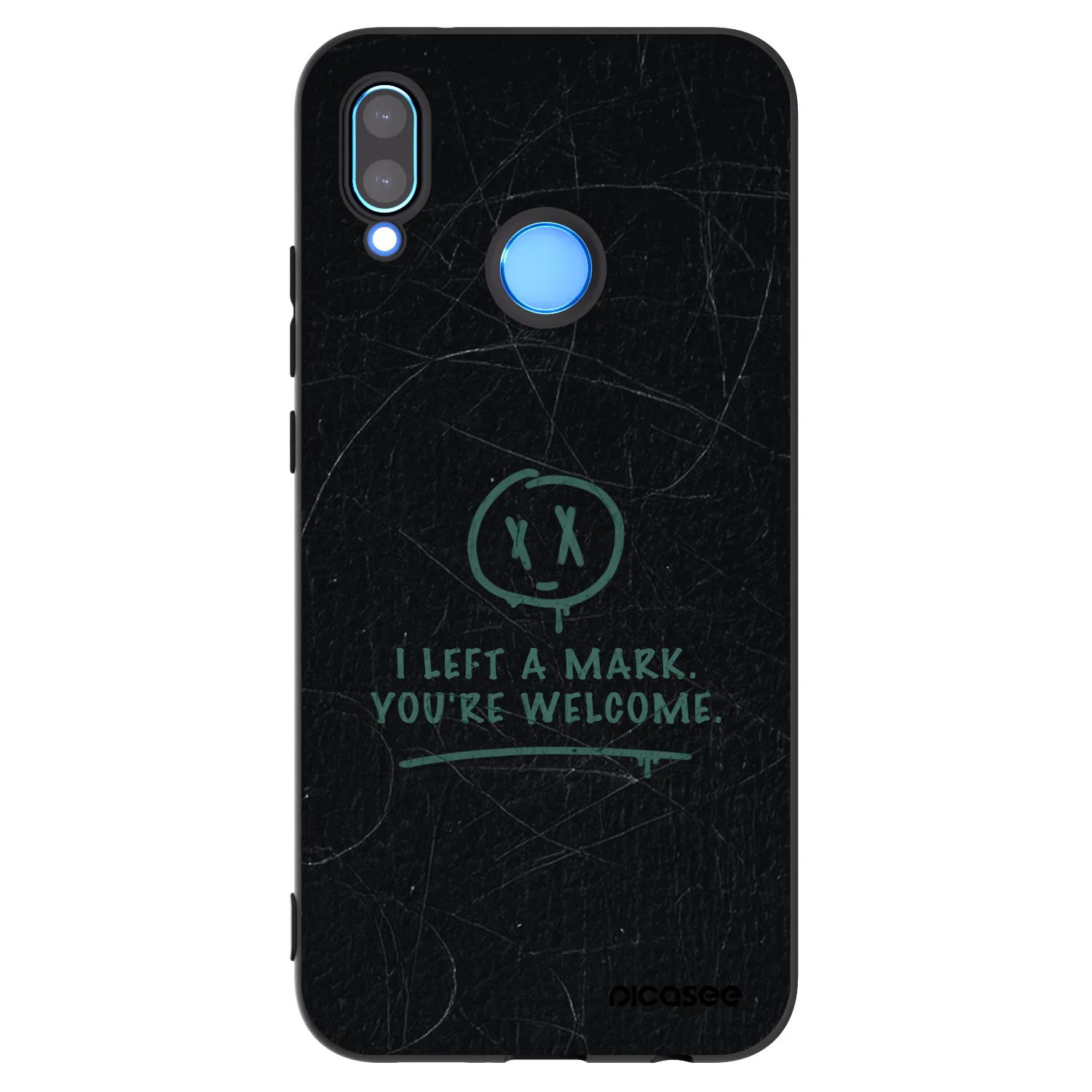 Picasee crna silikonska maskica za Huawei P20 Lite - LEFT A MARK