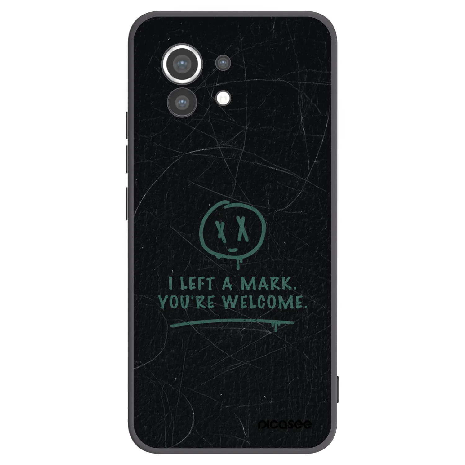 Picasee crna silikonska maskica za Xiaomi Mi 11 - LEFT A MARK