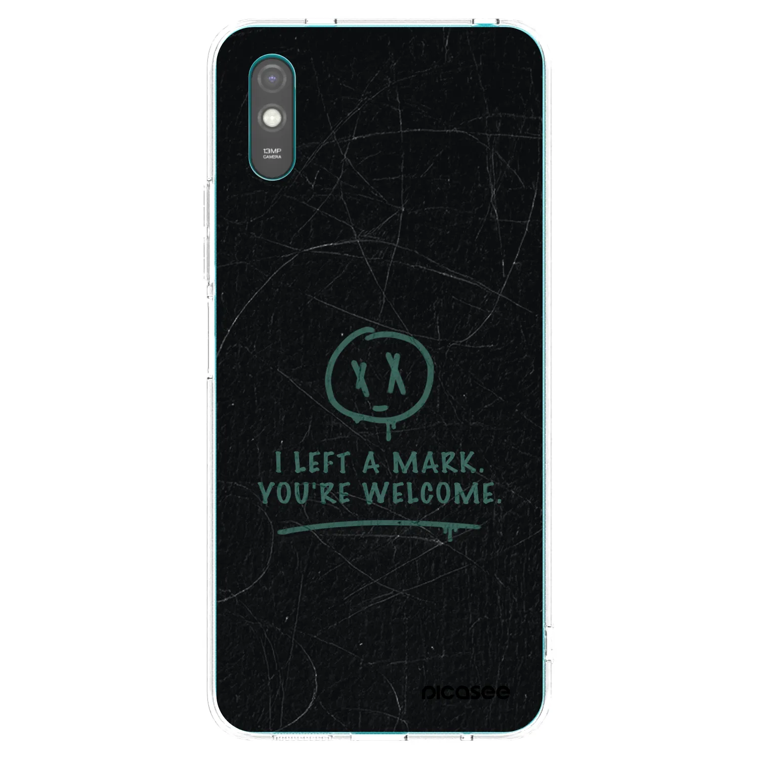 Picasee silikonska prozirna maskica za Xiaomi Redmi 9AT - LEFT A MARK