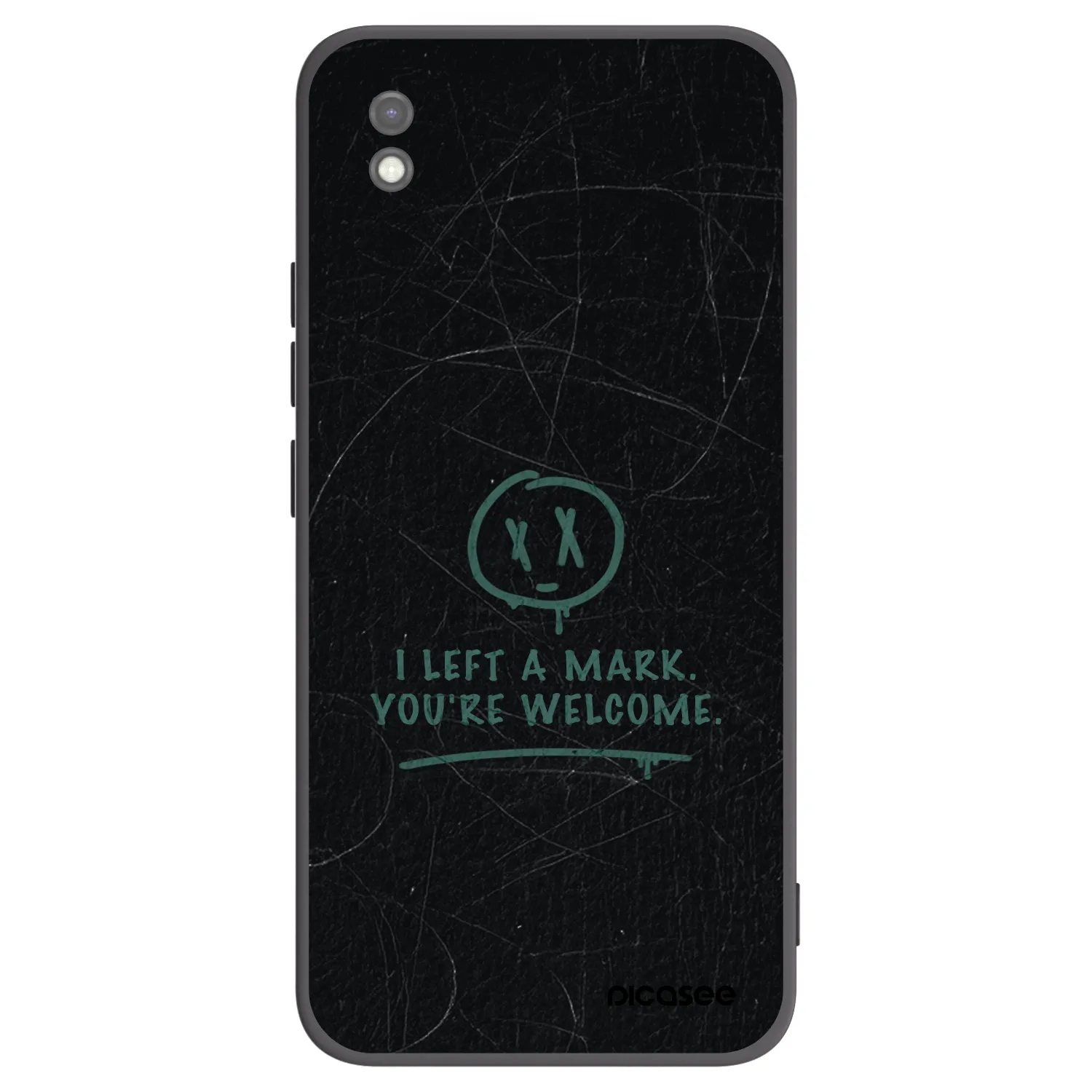 Picasee crna silikonska maskica za Xiaomi Redmi 9AT - LEFT A MARK
