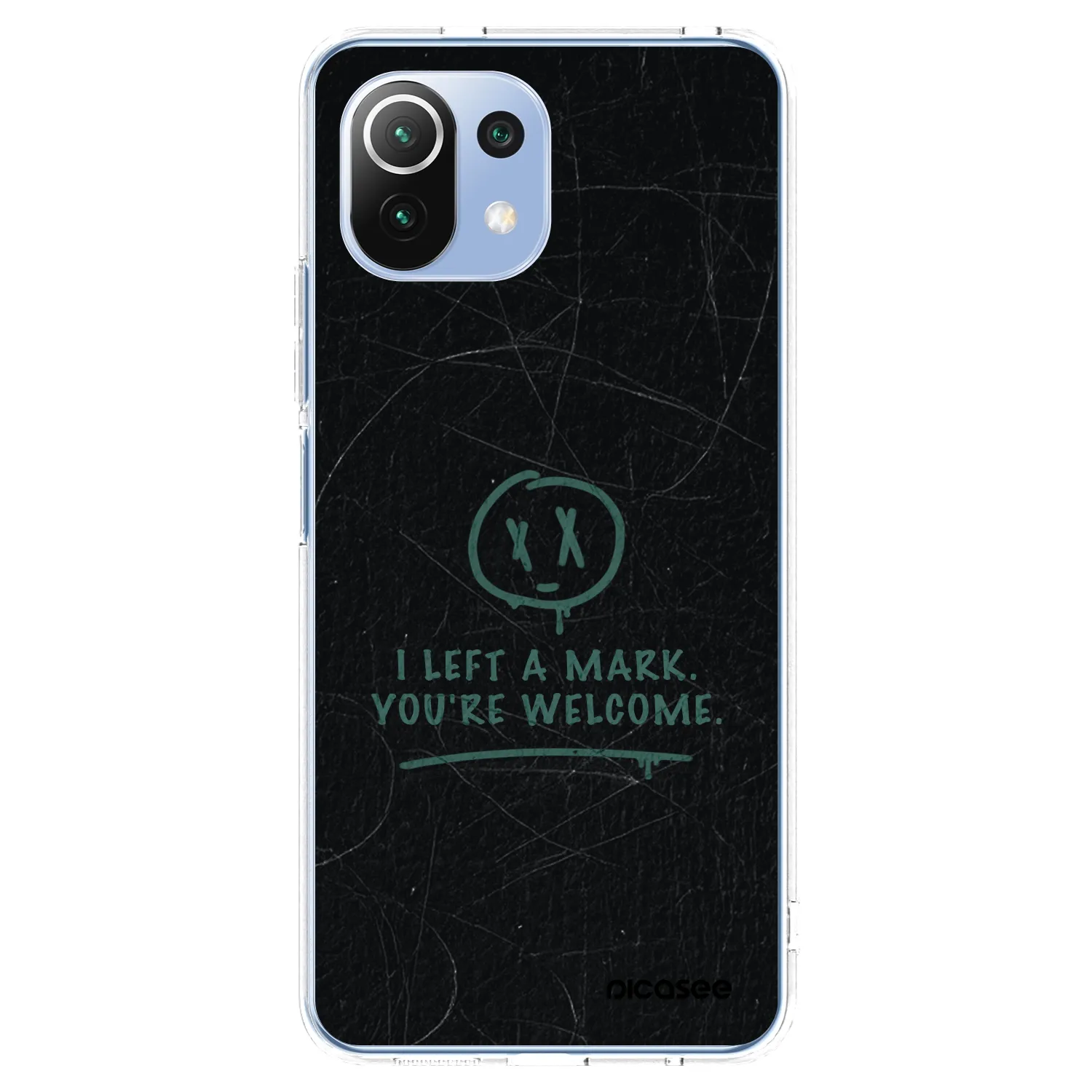 Picasee silikonska prozirna maskica za Xiaomi Mi 11 Lite - LEFT A MARK