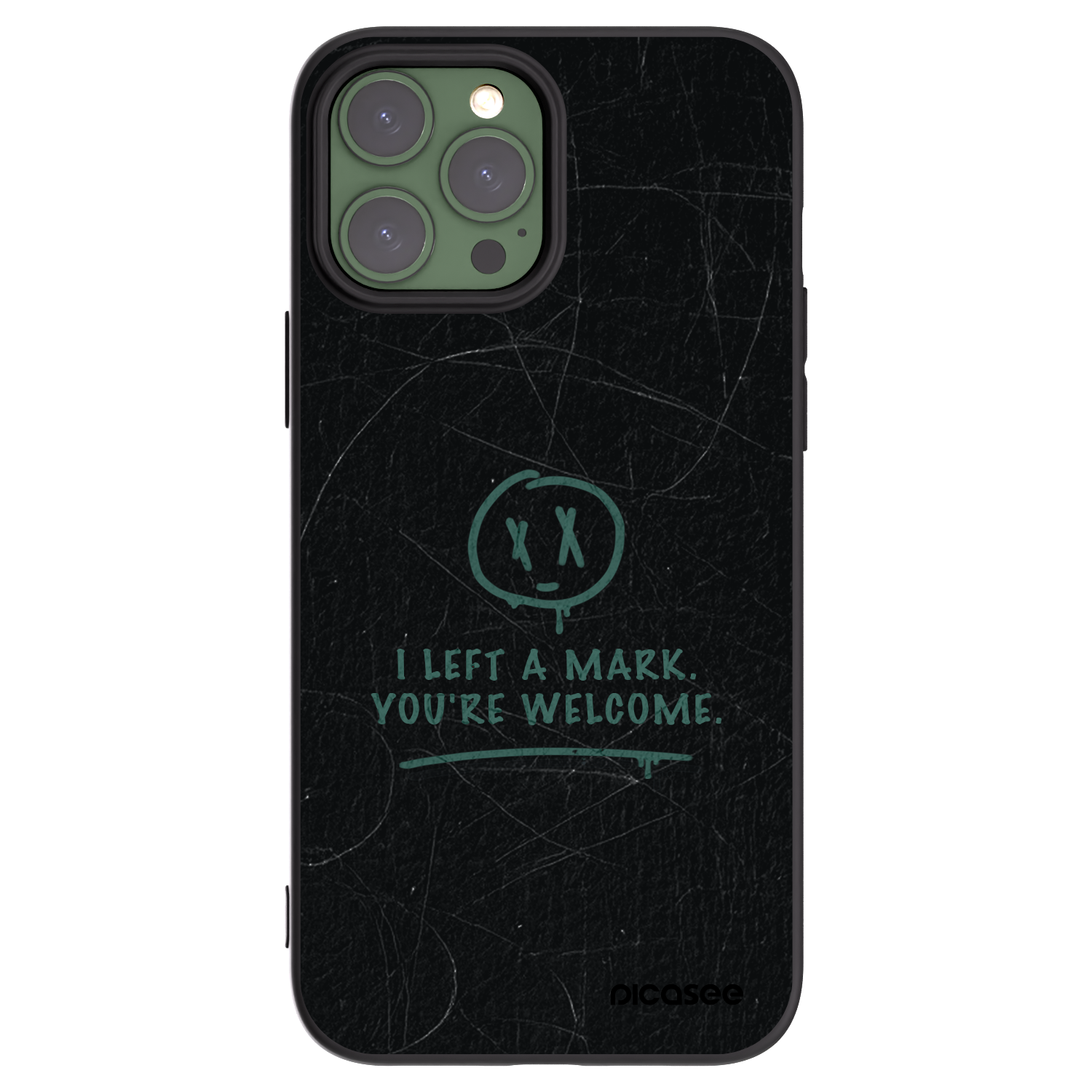 Picasee crna silikonska maskica za Apple iPhone 13 Pro Max - LEFT A MARK