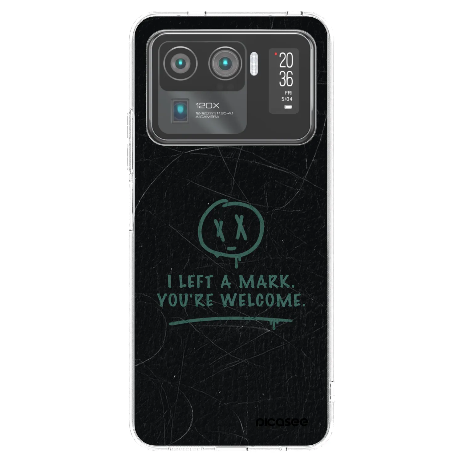 Picasee silikonska prozirna maskica za Xiaomi Mi 11 Ultra - LEFT A MARK
