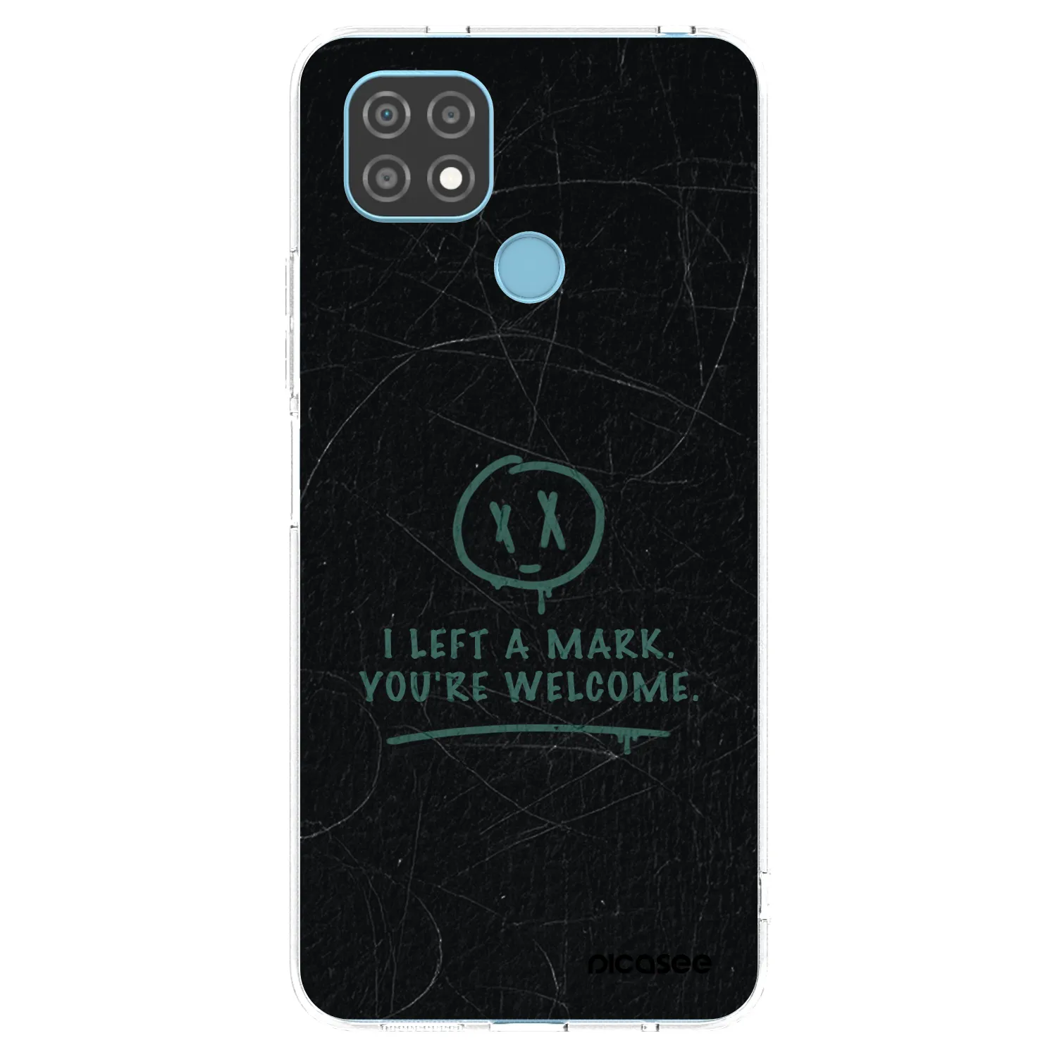 Picasee silikonska prozirna maskica za Realme C21 - LEFT A MARK