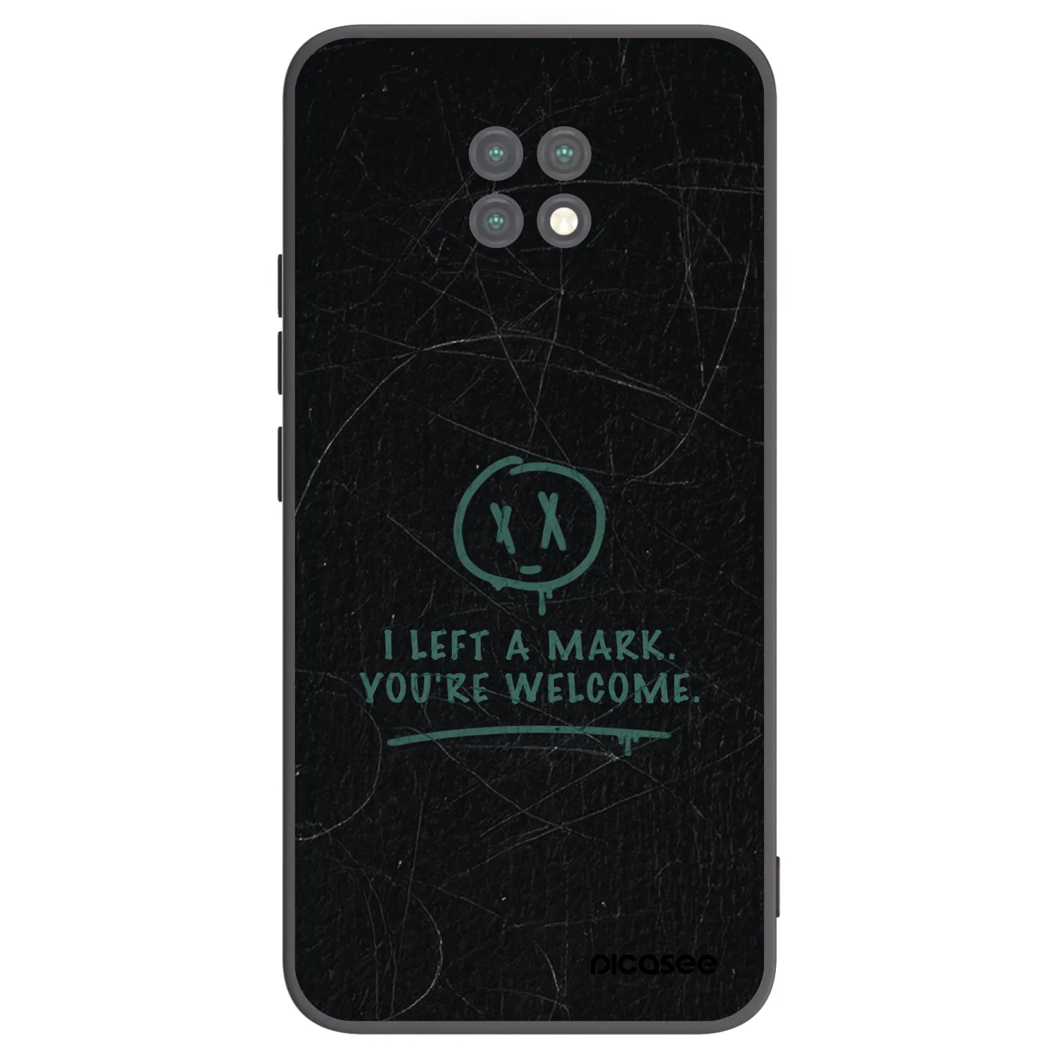 Picasee crna silikonska maskica za Xiaomi Redmi Note 9T - LEFT A MARK