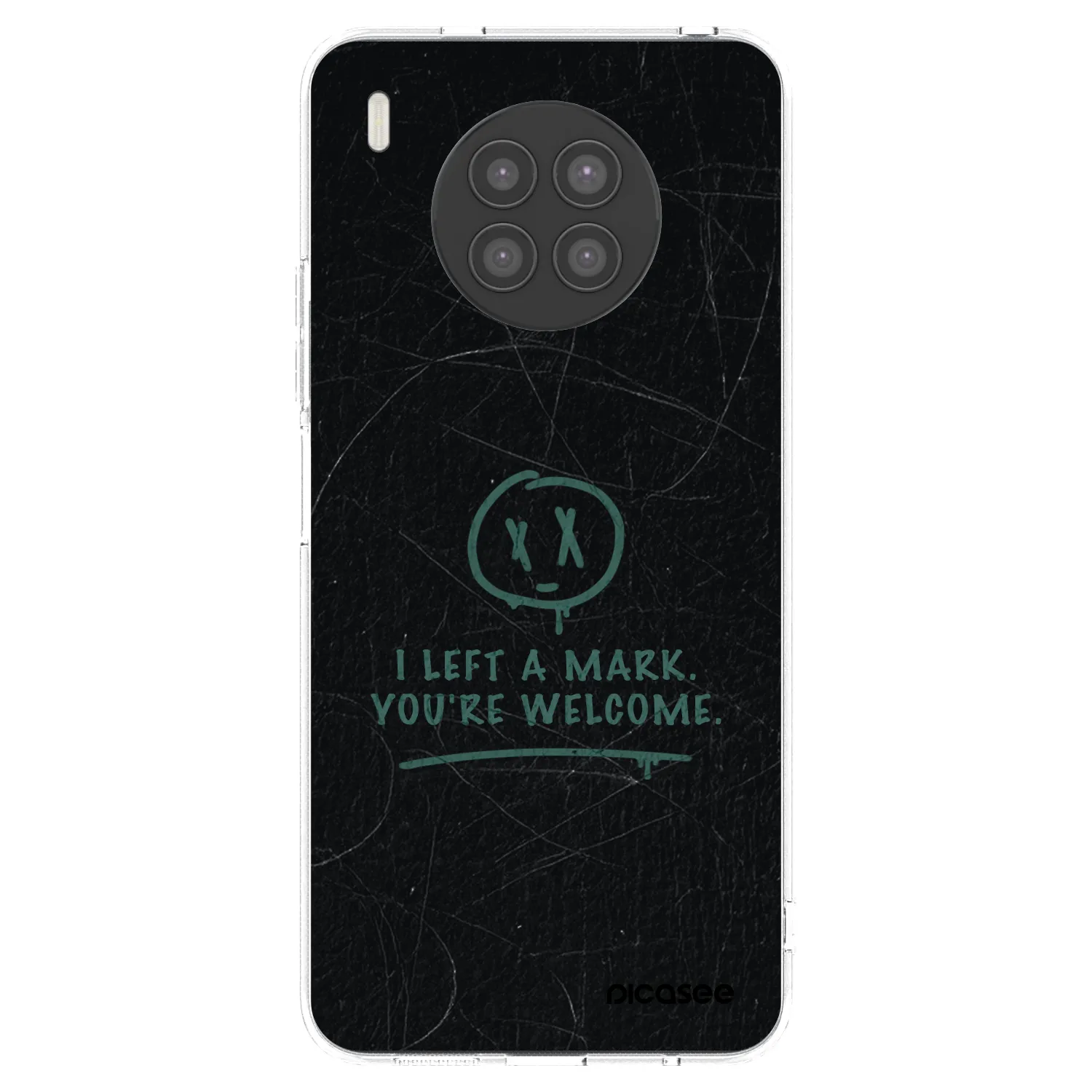 Picasee silikonska prozirna maskica za Huawei Nova 8i - LEFT A MARK