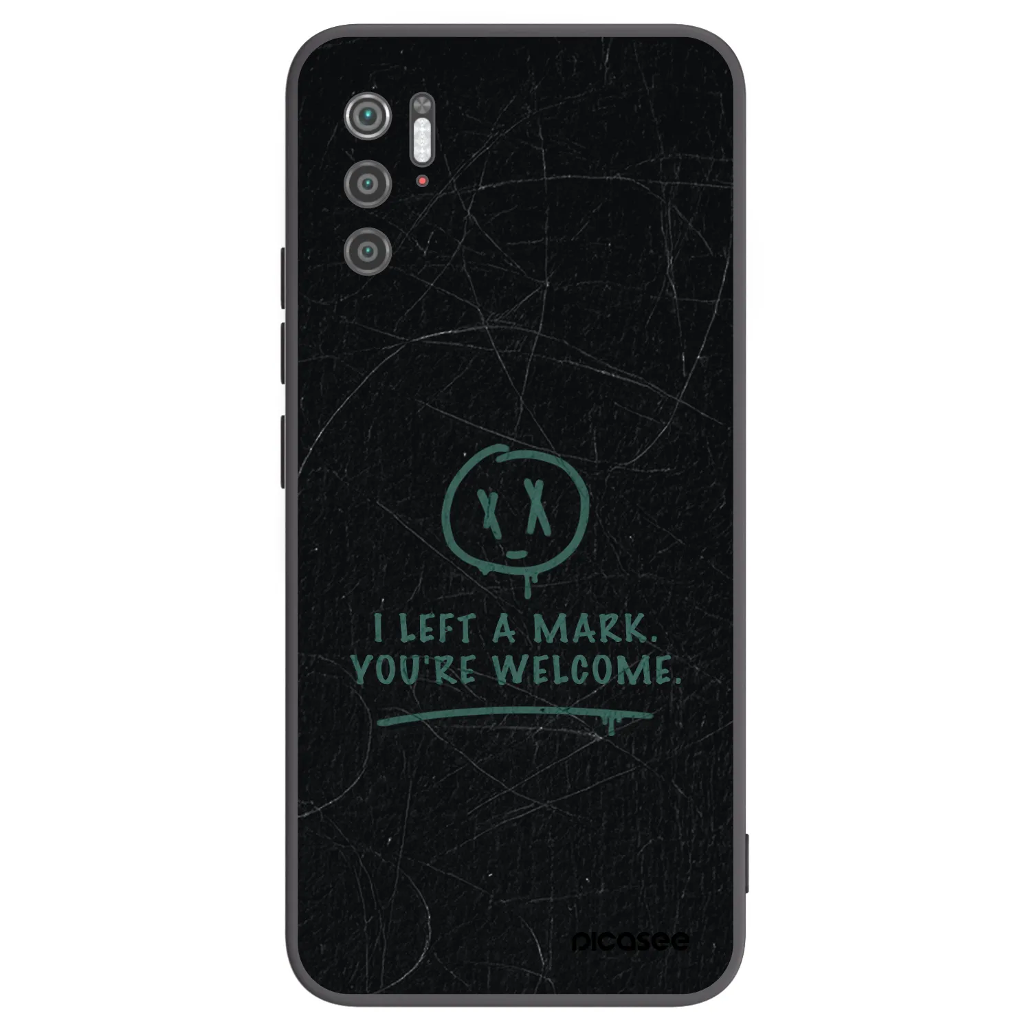Picasee crna silikonska maskica za Xiaomi Poco M3 Pro 5G - LEFT A MARK