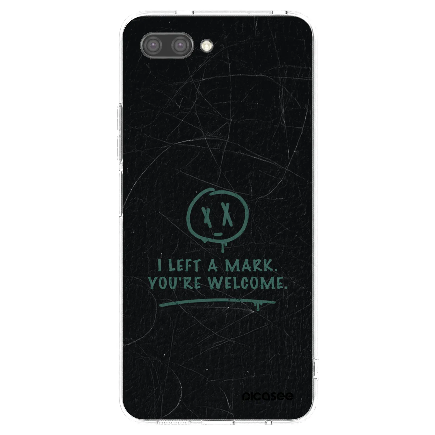 Picasee silikonska prozirna maskica za Honor 10 - LEFT A MARK