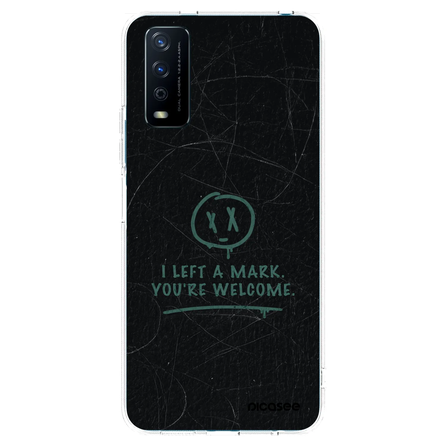 Picasee silikonska prozirna maskica za Vivo Y11s - LEFT A MARK