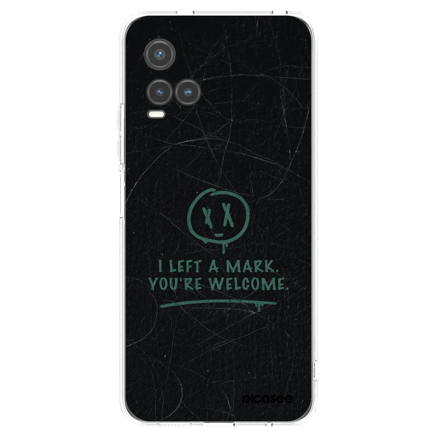 Picasee silikonska prozirna maskica za Vivo Y33s - LEFT A MARK