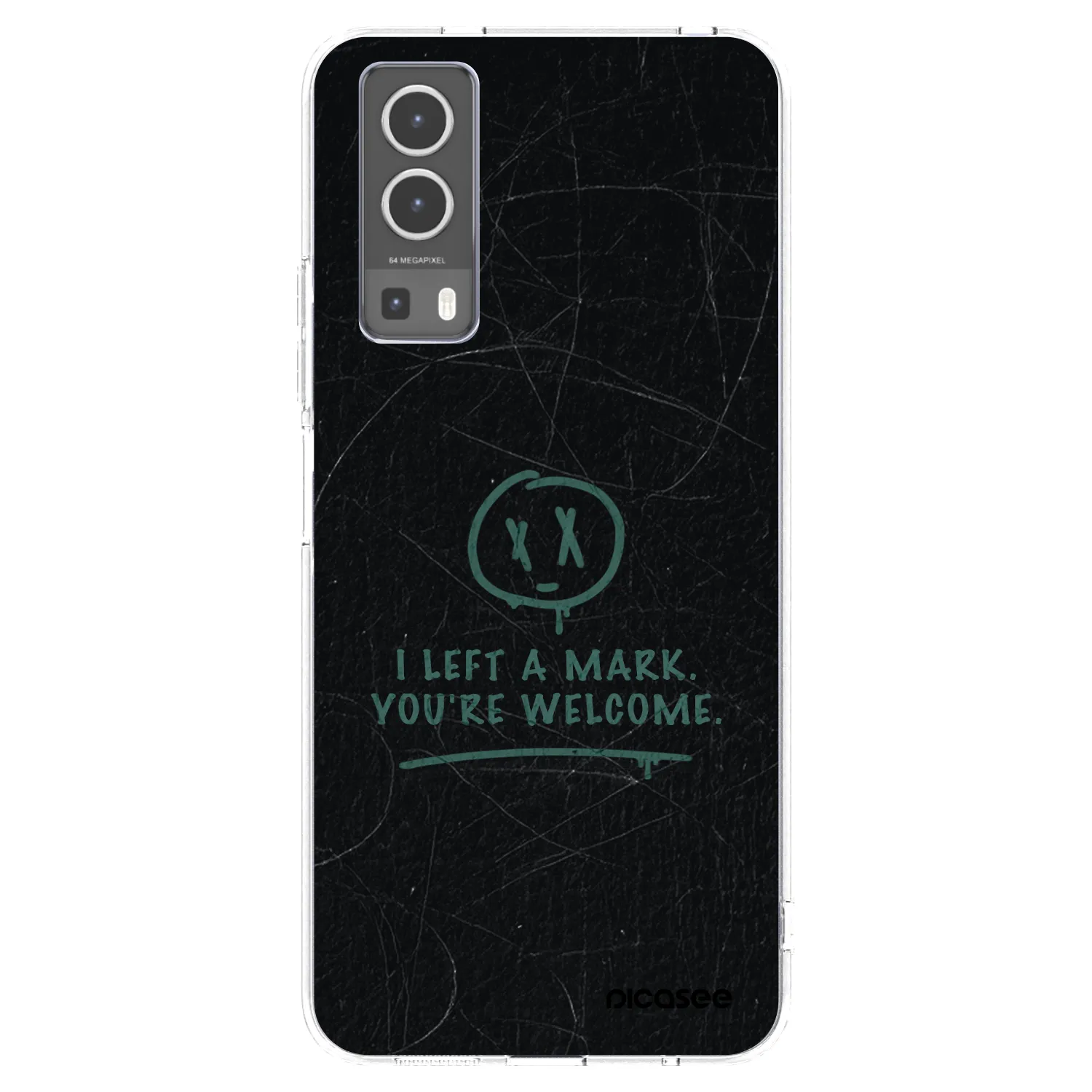 Picasee silikonska prozirna maskica za Vivo Y72 5G - LEFT A MARK