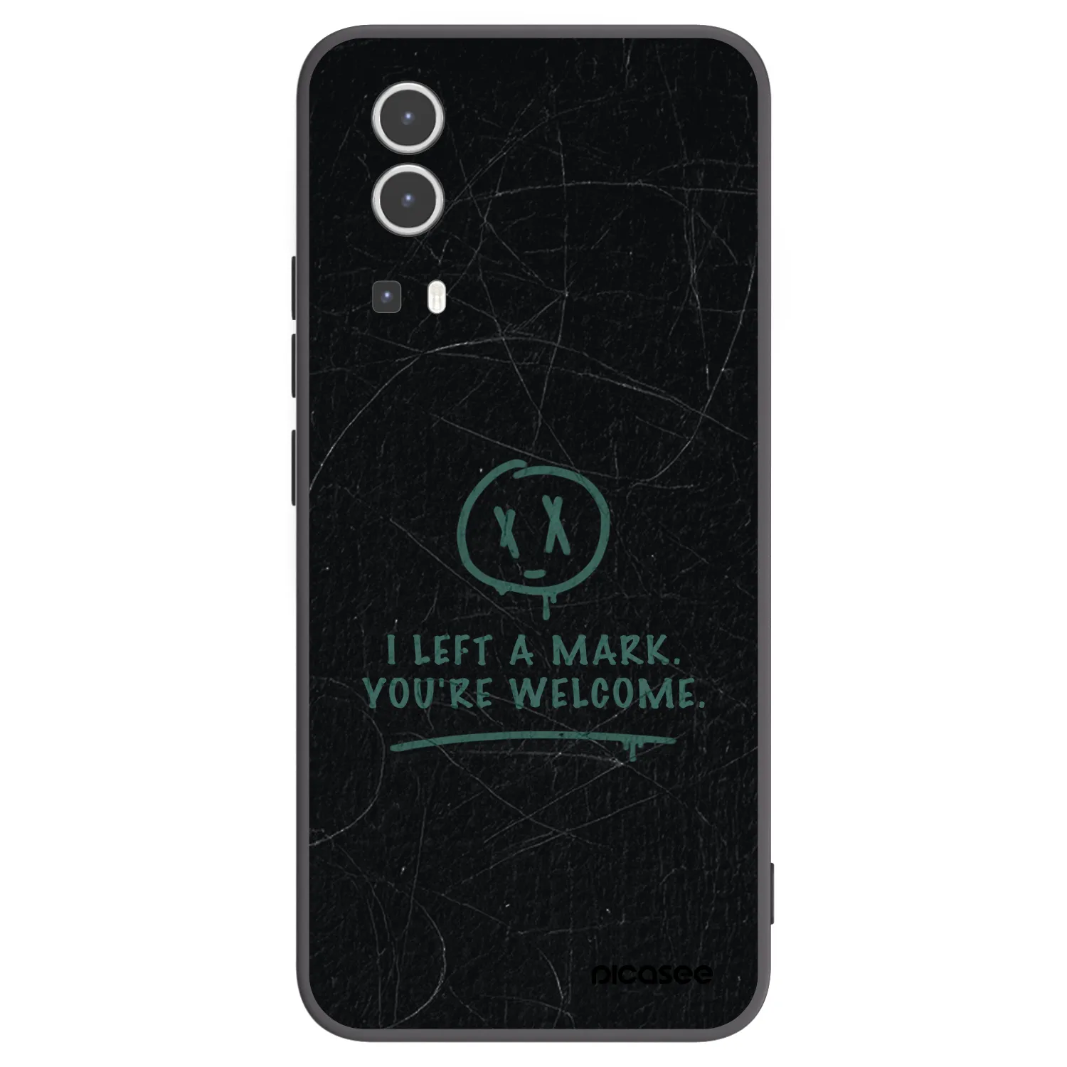 Picasee crna silikonska maskica za Vivo Y72 5G - LEFT A MARK