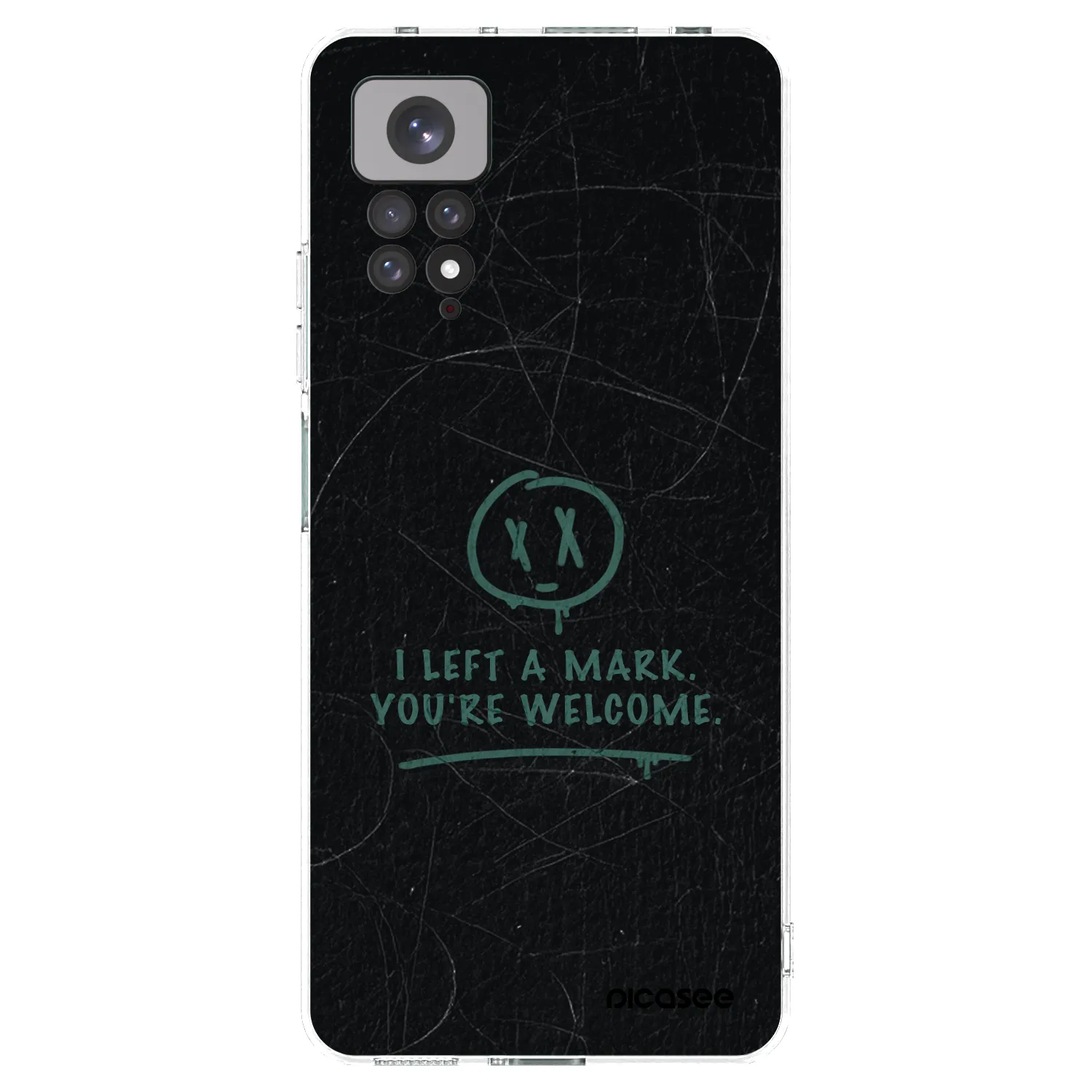 Picasee silikonska prozirna maskica za Xiaomi Redmi Note 11 - LEFT A MARK