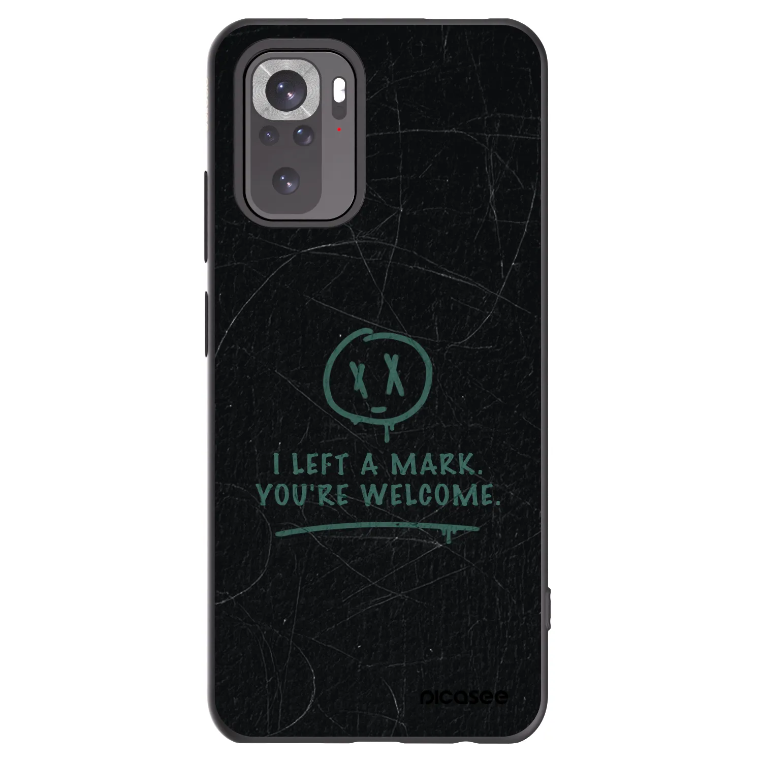 Picasee crna silikonska maskica za Xiaomi Redmi Note 11S 4G - LEFT A MARK