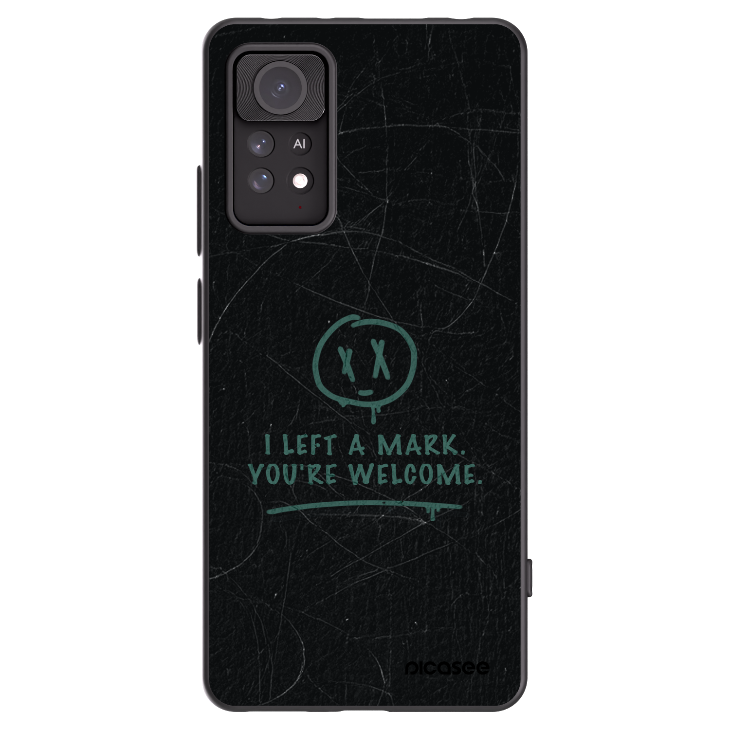 Picasee crna silikonska maskica za Xiaomi Redmi Note 11 Pro - LEFT A MARK