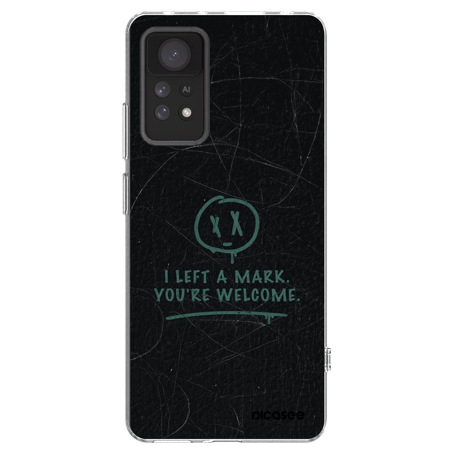 Picasee silikonska prozirna maskica za Xiaomi Redmi Note 11 Pro 5G - LEFT A MARK