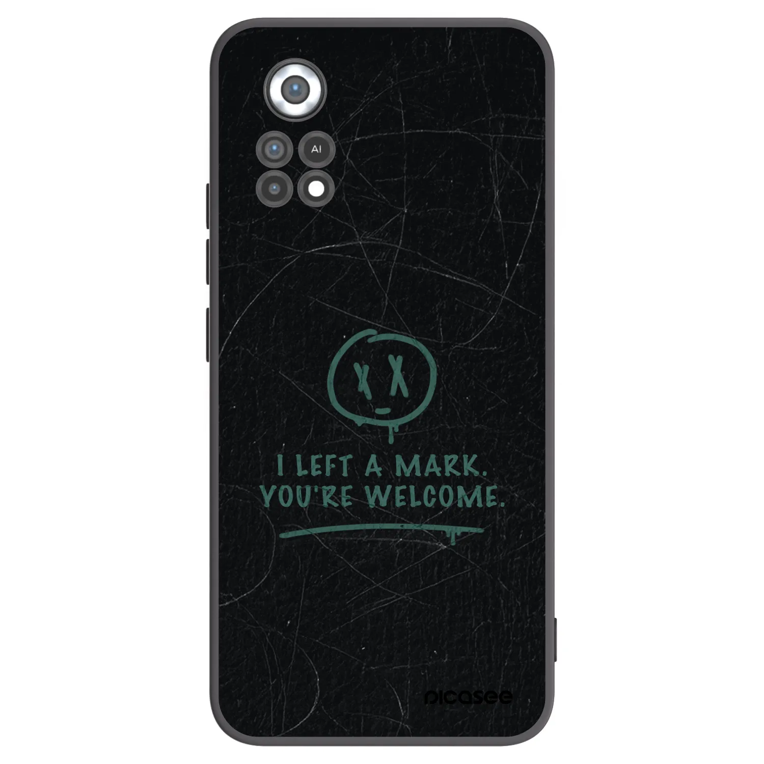 Picasee crna silikonska maskica za Xiaomi Poco X4 Pro 5G - LEFT A MARK