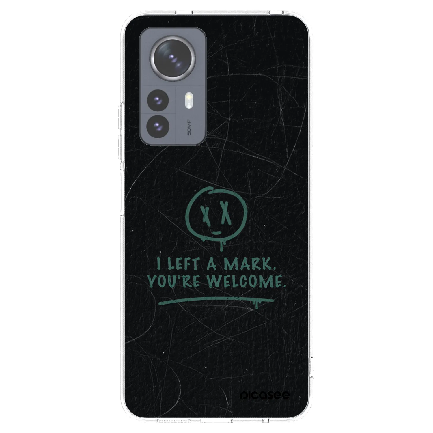 Picasee silikonska prozirna maskica za Xiaomi 12 Pro - LEFT A MARK