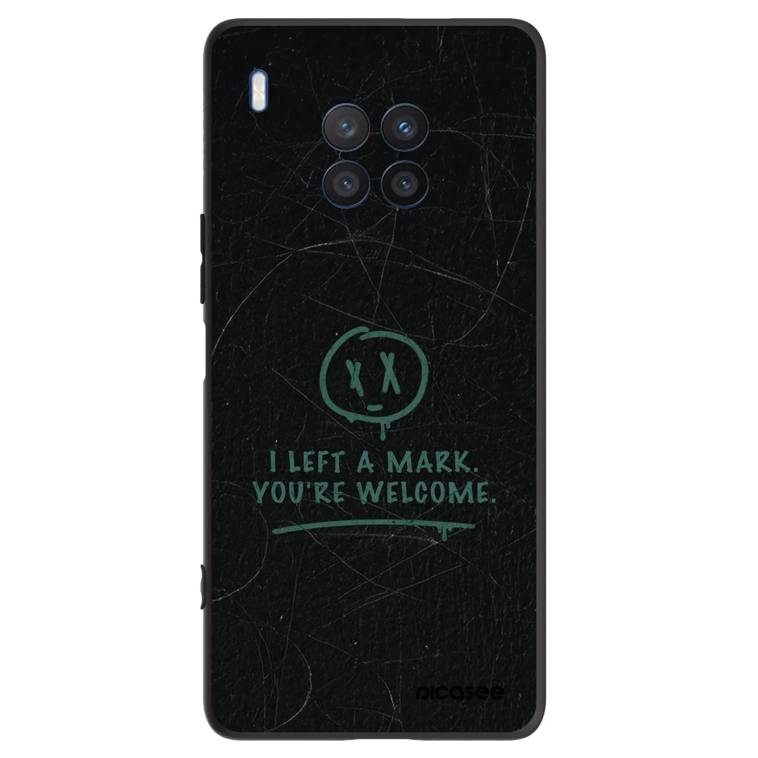 Picasee crna silikonska maskica za Honor 50 Lite - LEFT A MARK