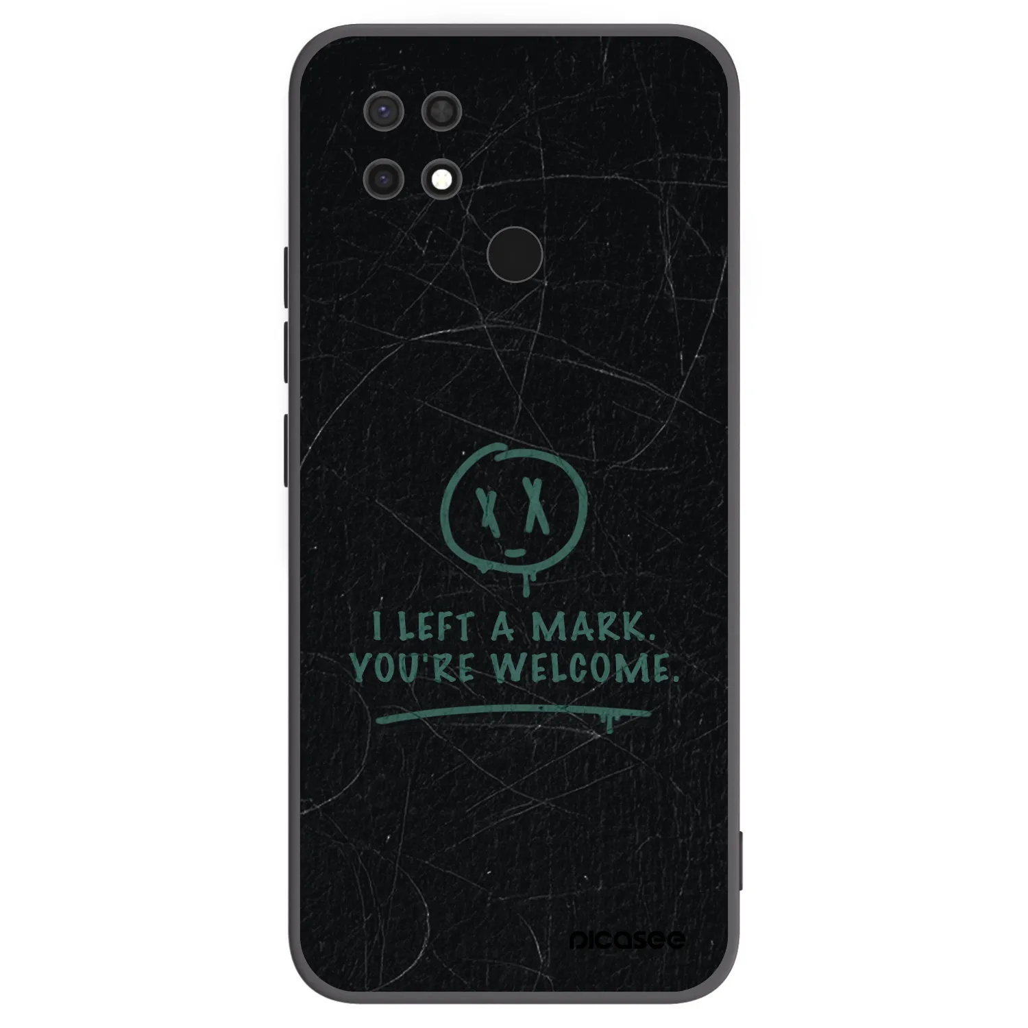 Picasee crna silikonska maskica za Xiaomi Redmi 10C - LEFT A MARK