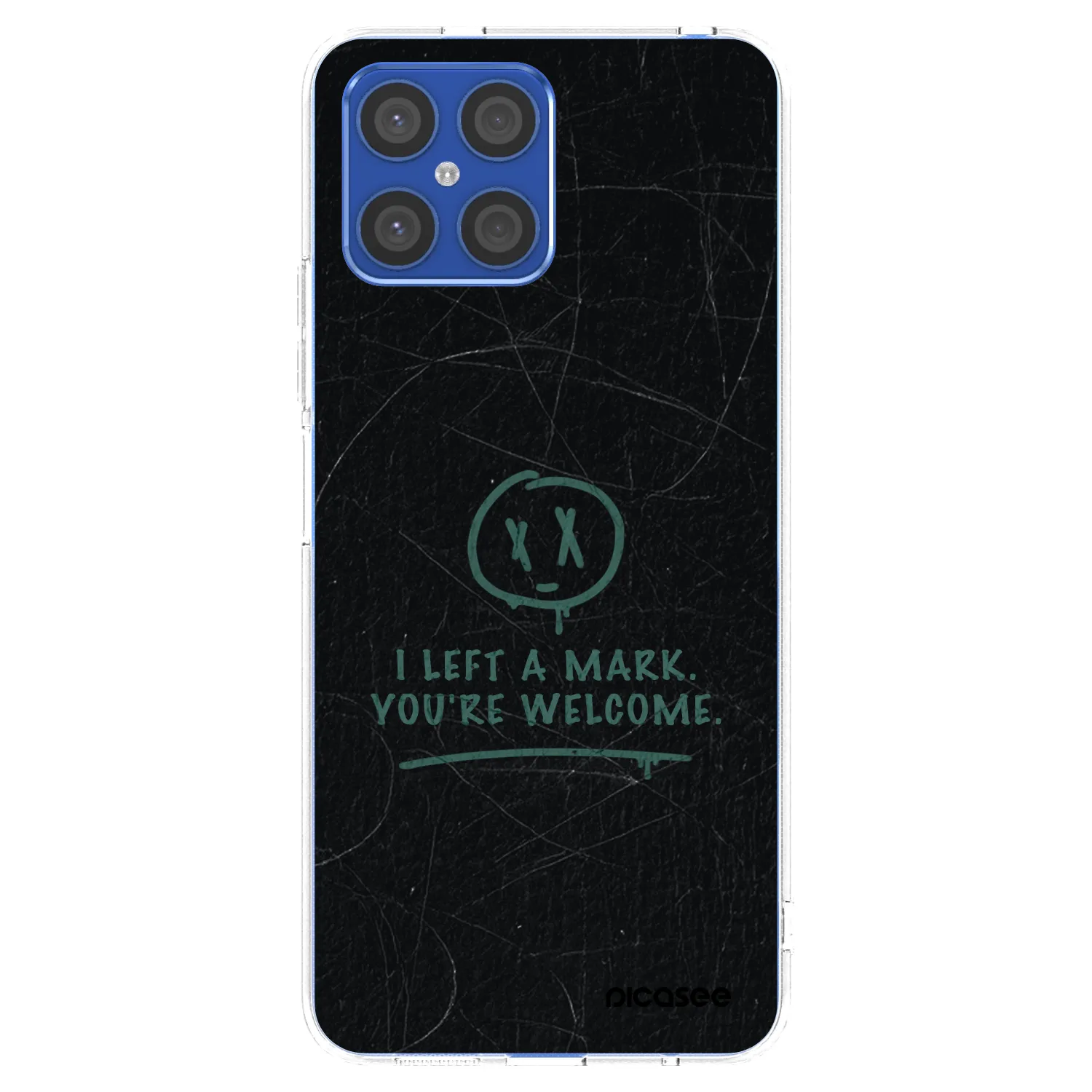 Picasee silikonska prozirna maskica za Honor X8 4G - LEFT A MARK