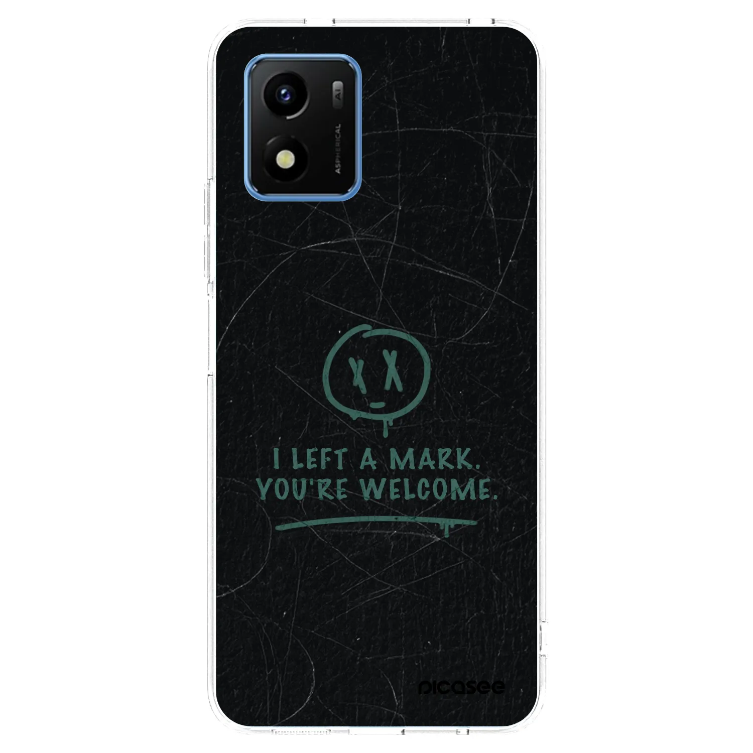 Picasee silikonska prozirna maskica za Vivo Y01 - LEFT A MARK