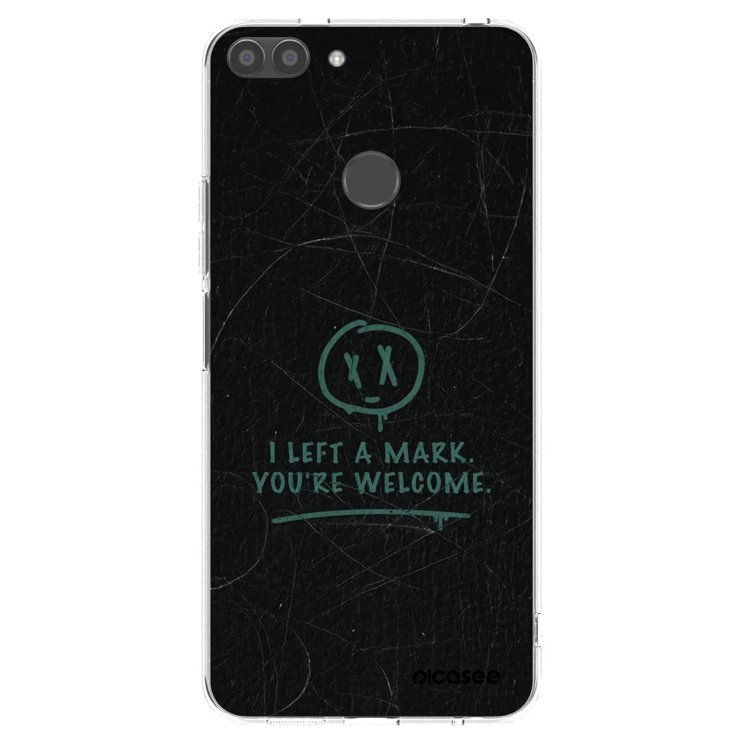 Picasee silikonska prozirna maskica za Huawei P Smart - LEFT A MARK