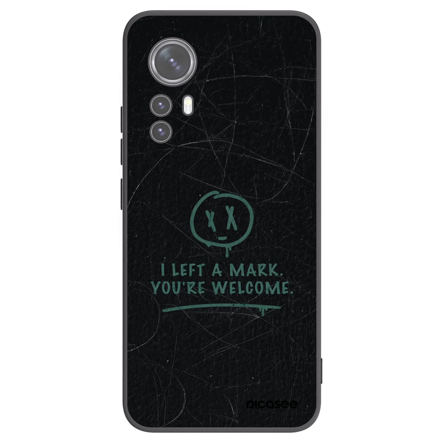 Picasee crna silikonska maskica za Xiaomi 12X - LEFT A MARK