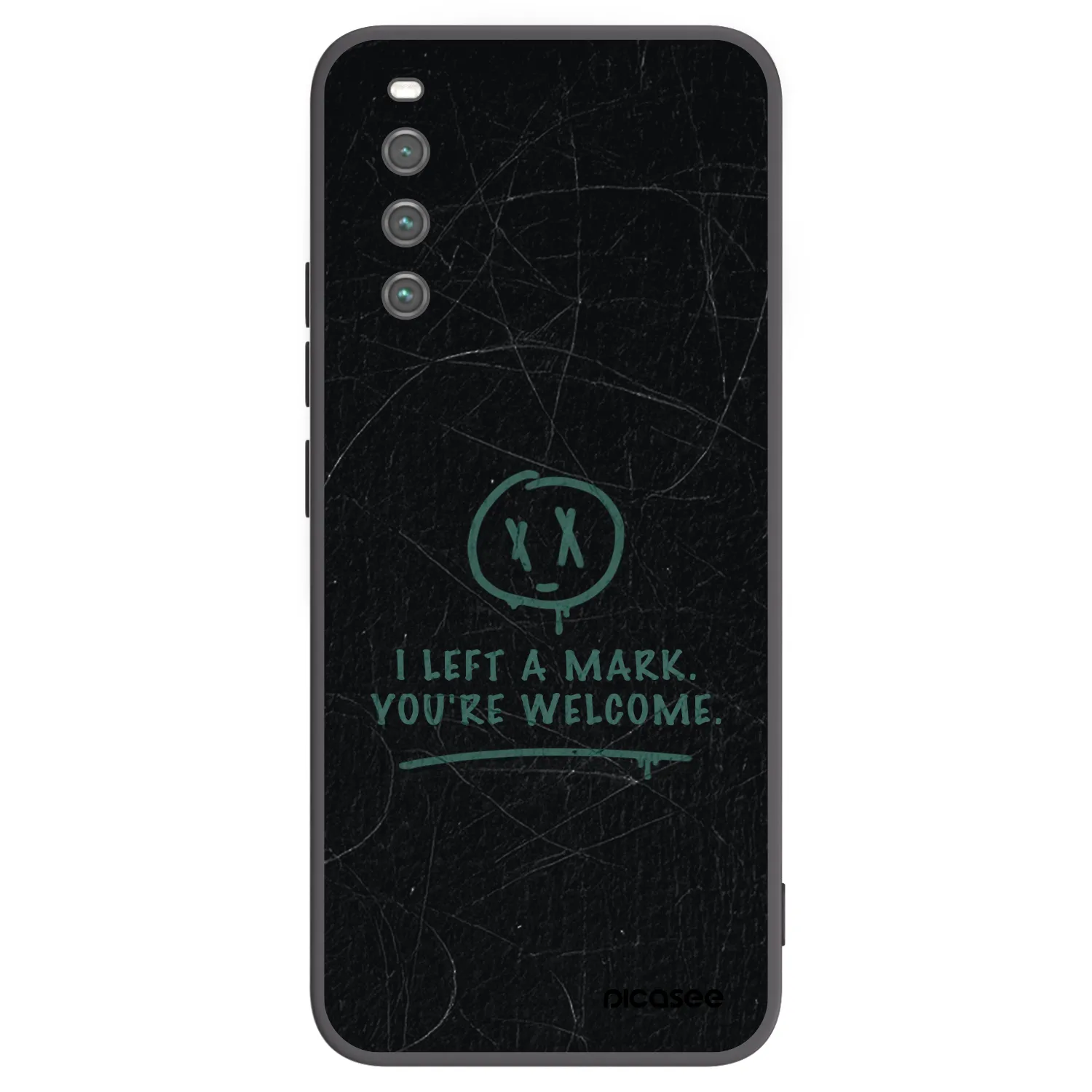 Picasee crna silikonska maskica za Sony Xperia 10 IV 5G - LEFT A MARK