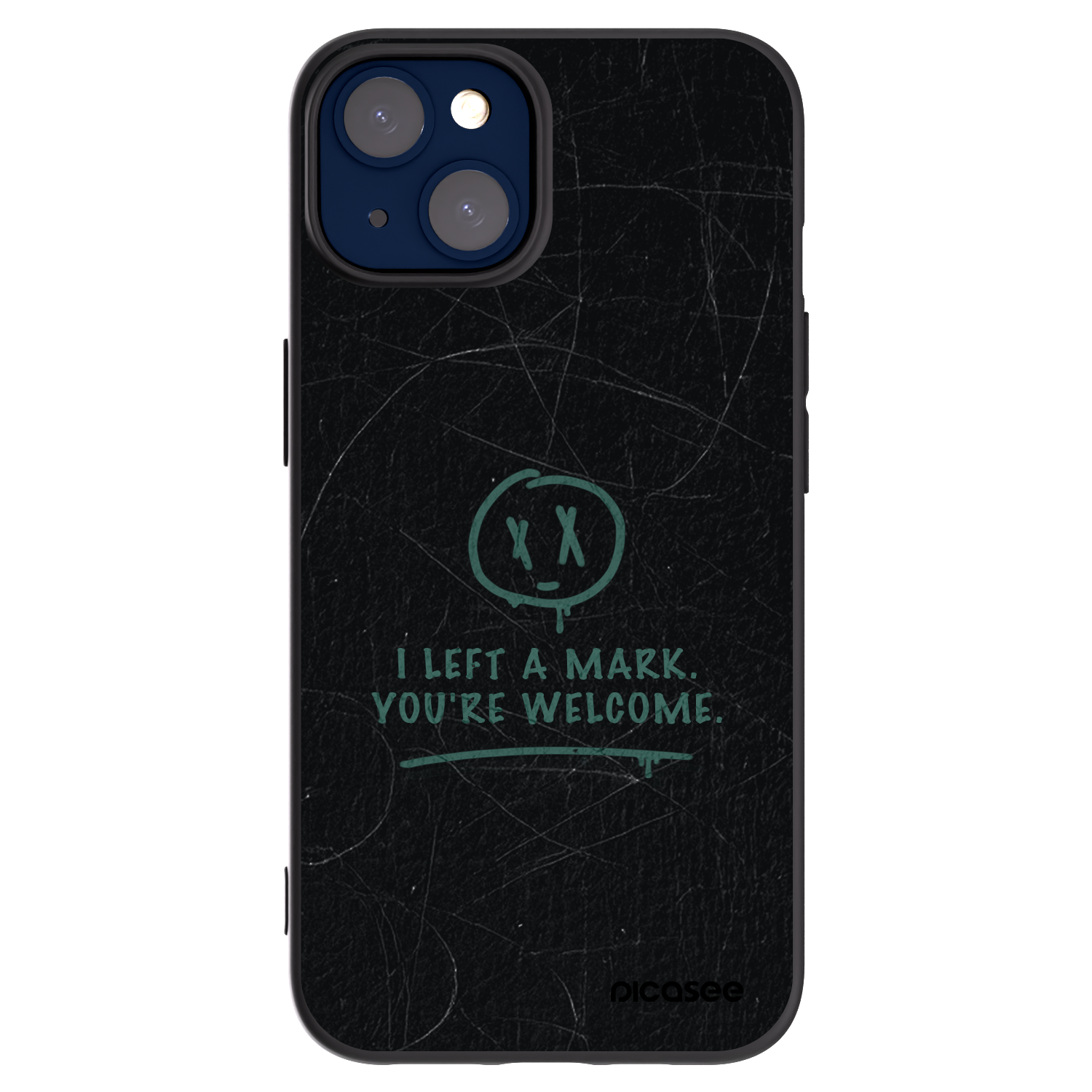 Picasee crna silikonska maskica za Apple iPhone 14 - LEFT A MARK