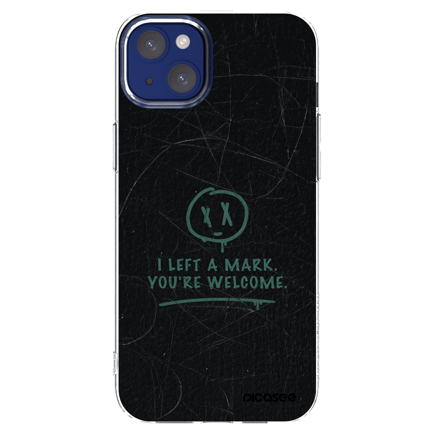 Picasee silikonska prozirna maskica za Apple iPhone 14 Plus - LEFT A MARK