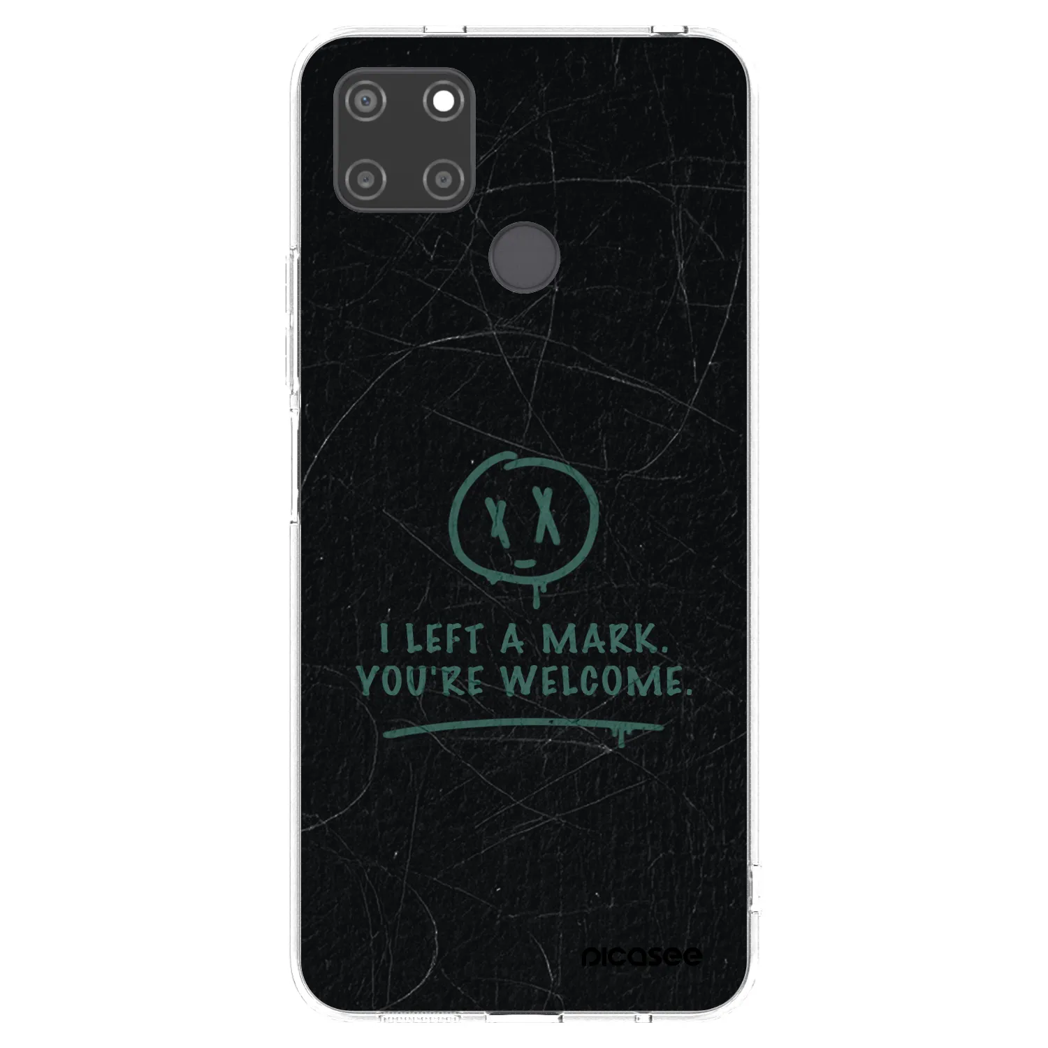 Picasee silikonska prozirna maskica za Realme C21Y - LEFT A MARK