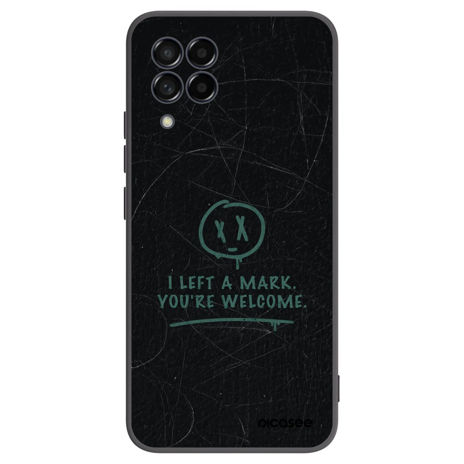 Picasee crna silikonska maskica za Samsung Galaxy M53 5G - LEFT A MARK