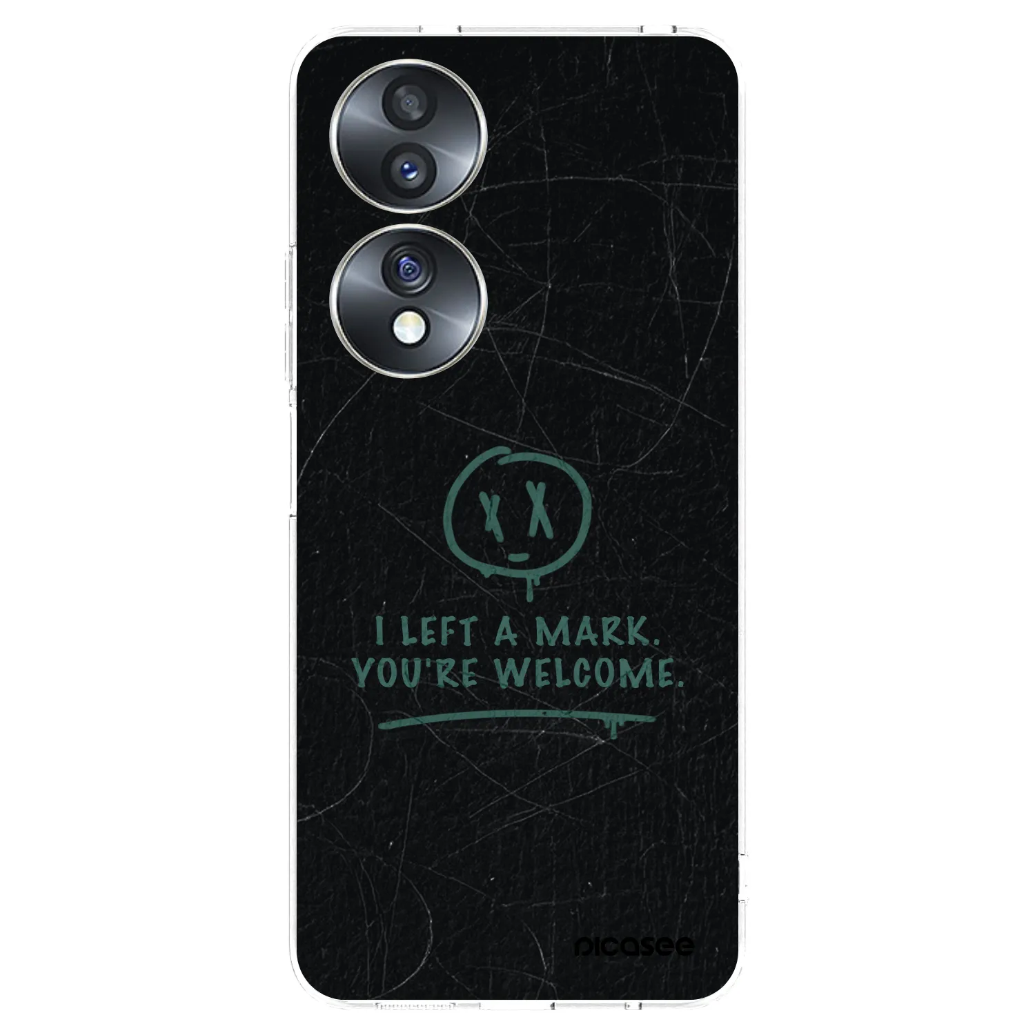 Picasee silikonska prozirna maskica za Honor 70 - LEFT A MARK