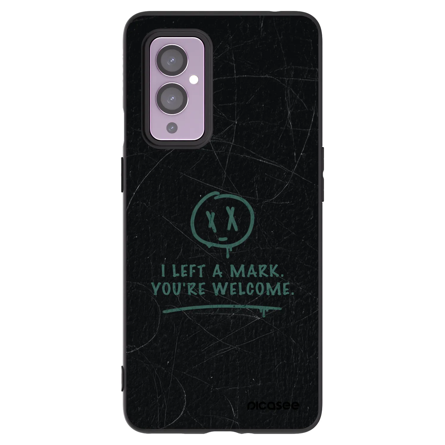 Picasee crna silikonska maskica za OnePlus 9 - LEFT A MARK