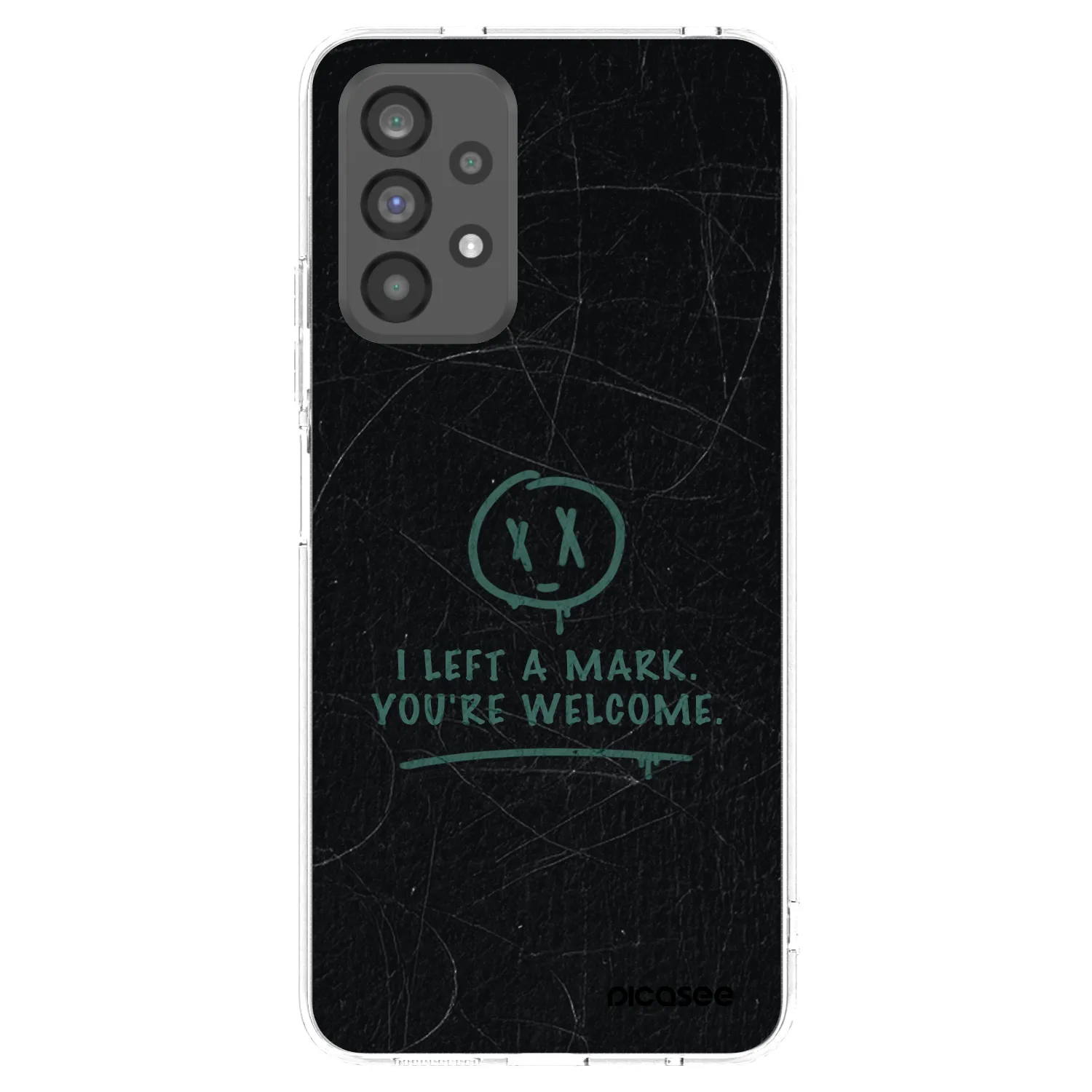 Picasee silikonska prozirna maskica za Samsung Galaxy A73 5G - LEFT A MARK
