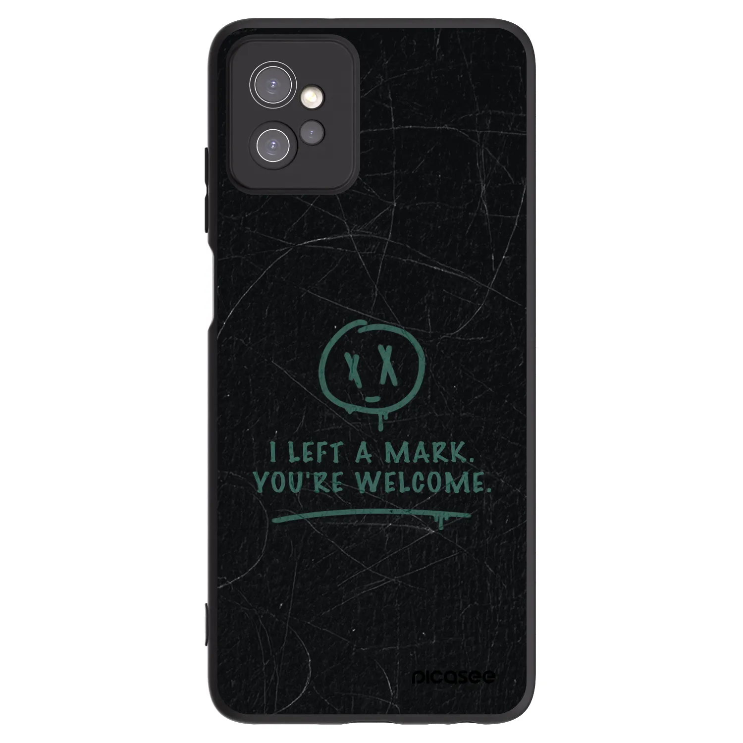 Picasee crna silikonska maskica za Motorola Moto G32 - LEFT A MARK