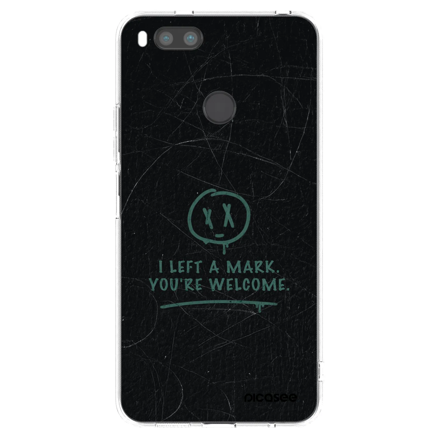 Picasee silikonska prozirna maskica za Xiaomi Redmi A1 - LEFT A MARK