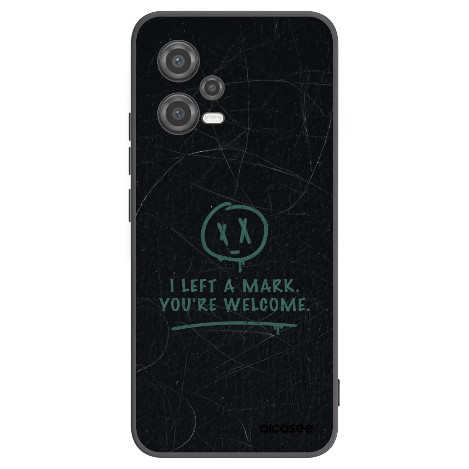 Picasee crna silikonska maskica za Xiaomi Poco X5 - LEFT A MARK