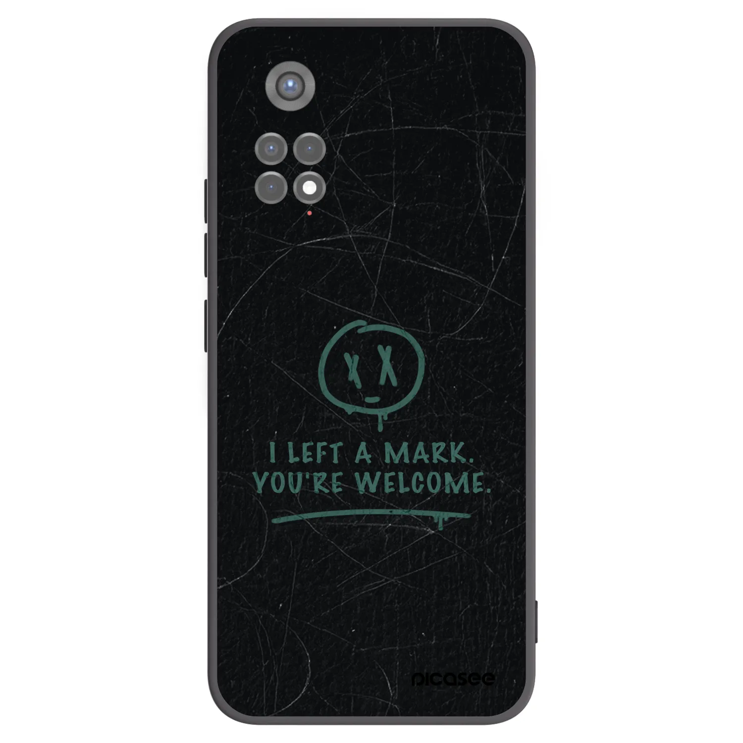 Picasee crna silikonska maskica za Xiaomi Redmi Note 11S 5G - LEFT A MARK