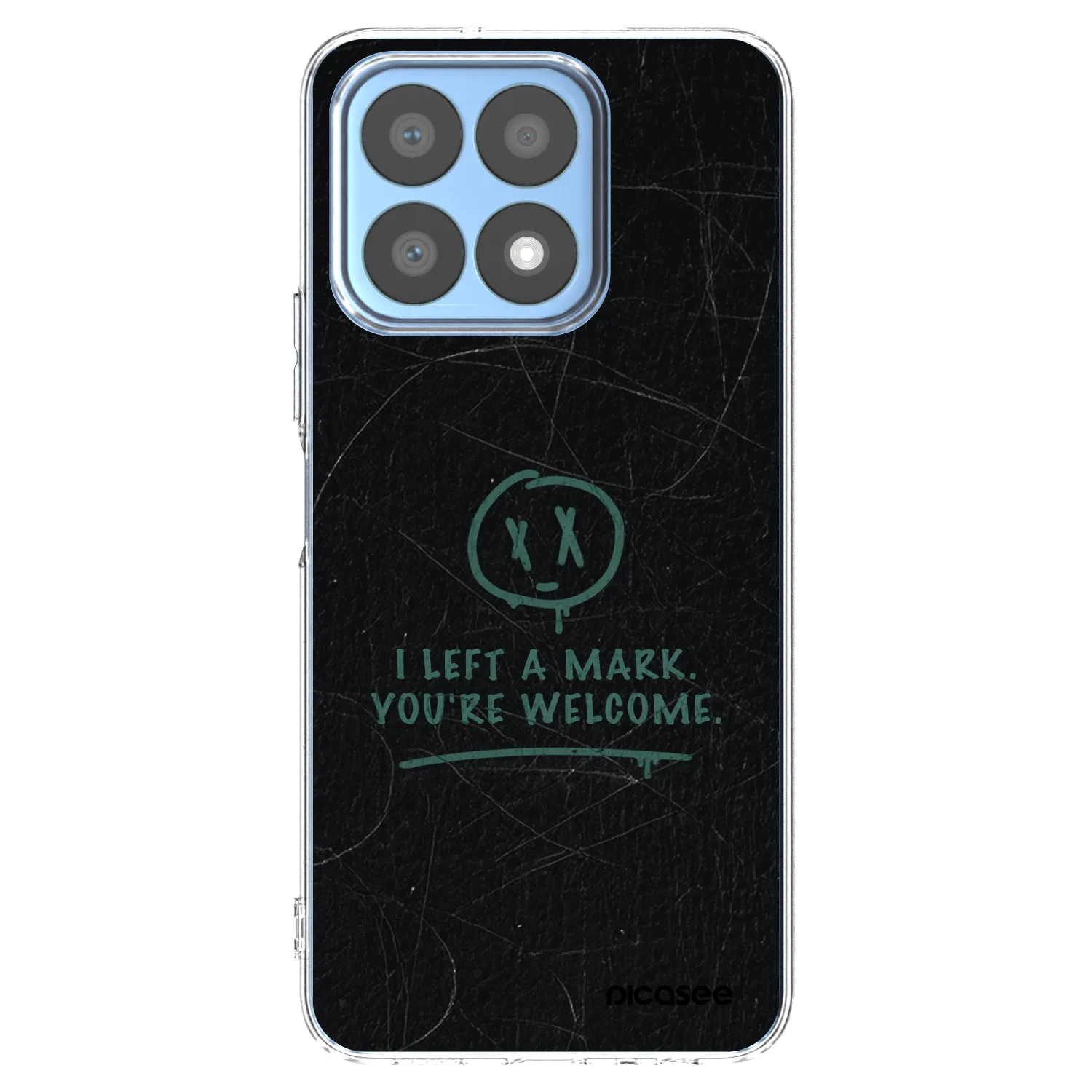 Picasee silikonska prozirna maskica za Honor X8a - LEFT A MARK