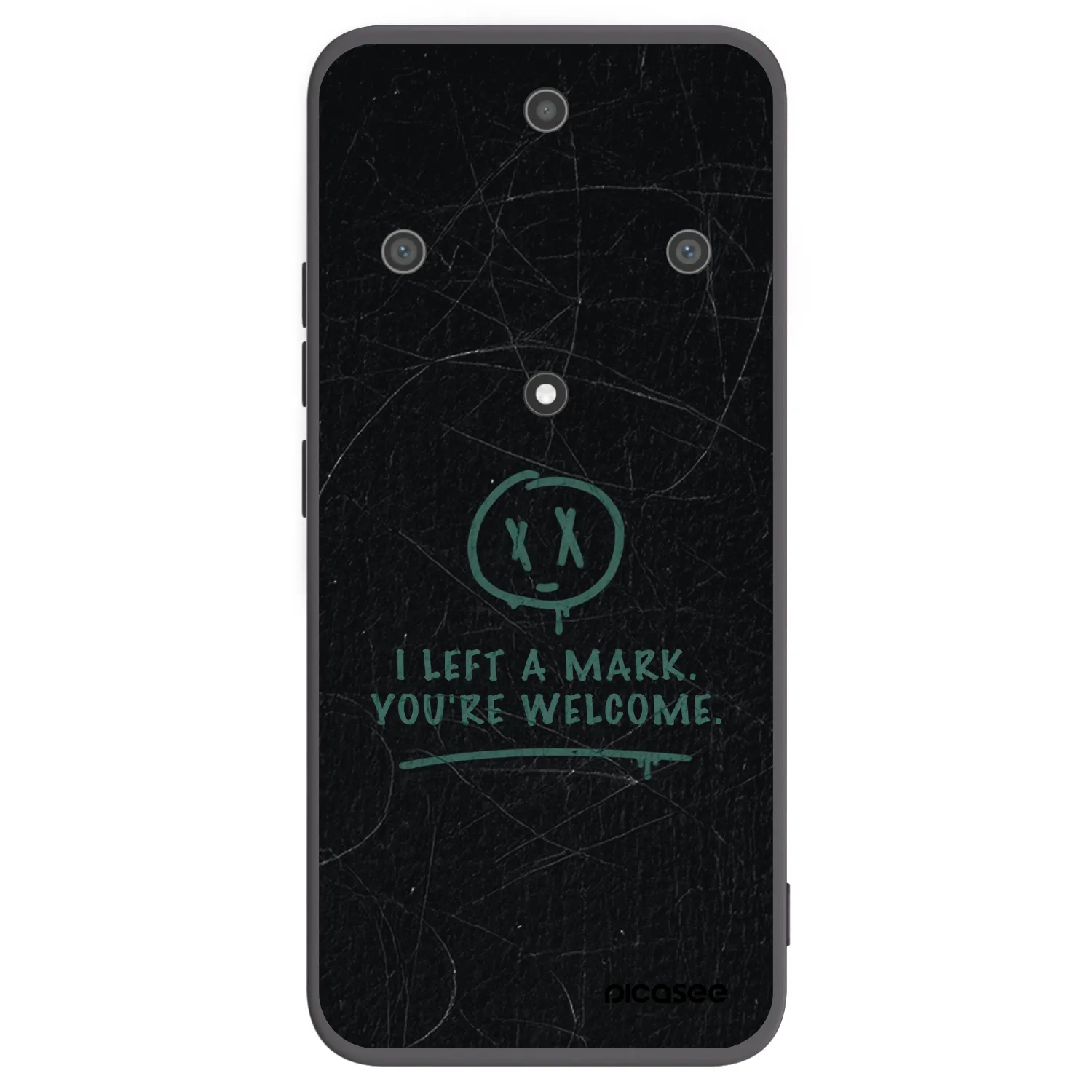 Picasee crna silikonska maskica za Honor Magic5 Lite 5G - LEFT A MARK