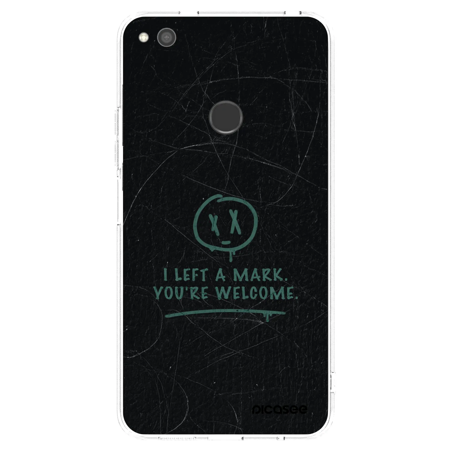 Picasee silikonska prozirna maskica za Huawei P9 Lite 2017 - LEFT A MARK