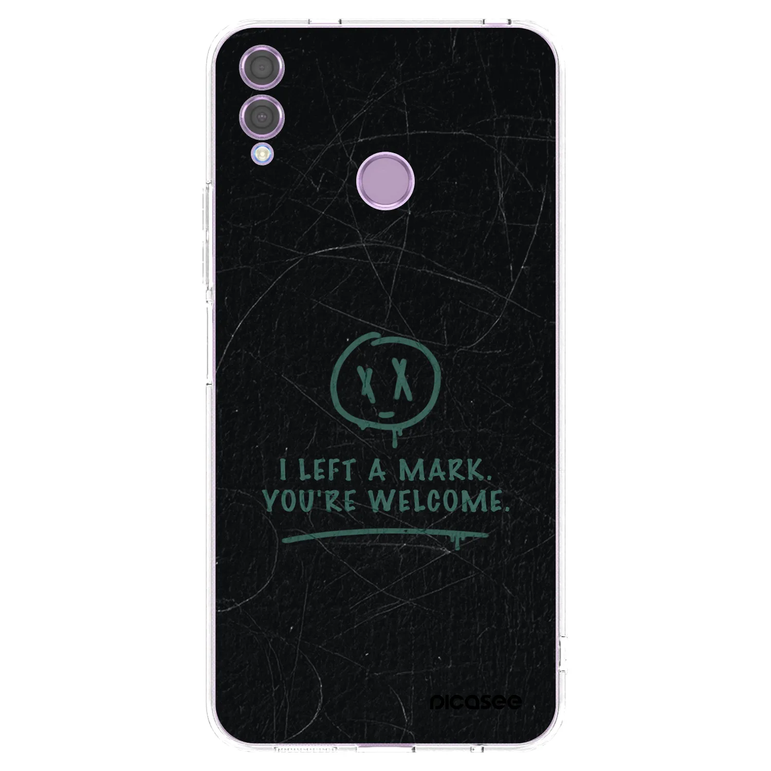 Picasee silikonska prozirna maskica za Honor 8X - LEFT A MARK