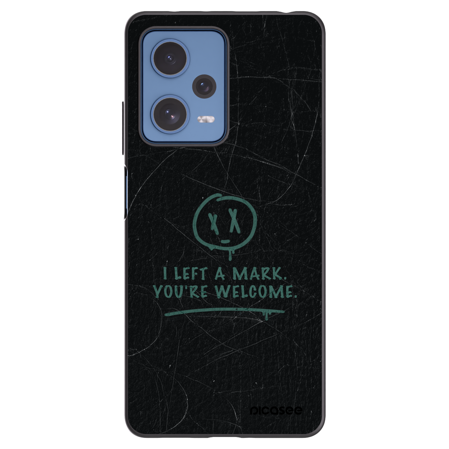 Picasee crna silikonska maskica za Xiaomi Redmi Note 12 Pro 5G - LEFT A MARK