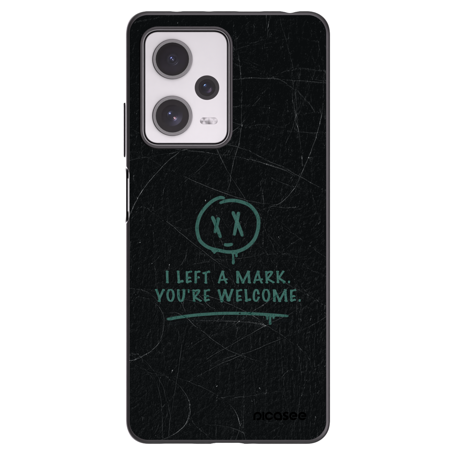 Picasee crna silikonska maskica za Xiaomi Redmi Note 12 Pro+ 5G - LEFT A MARK